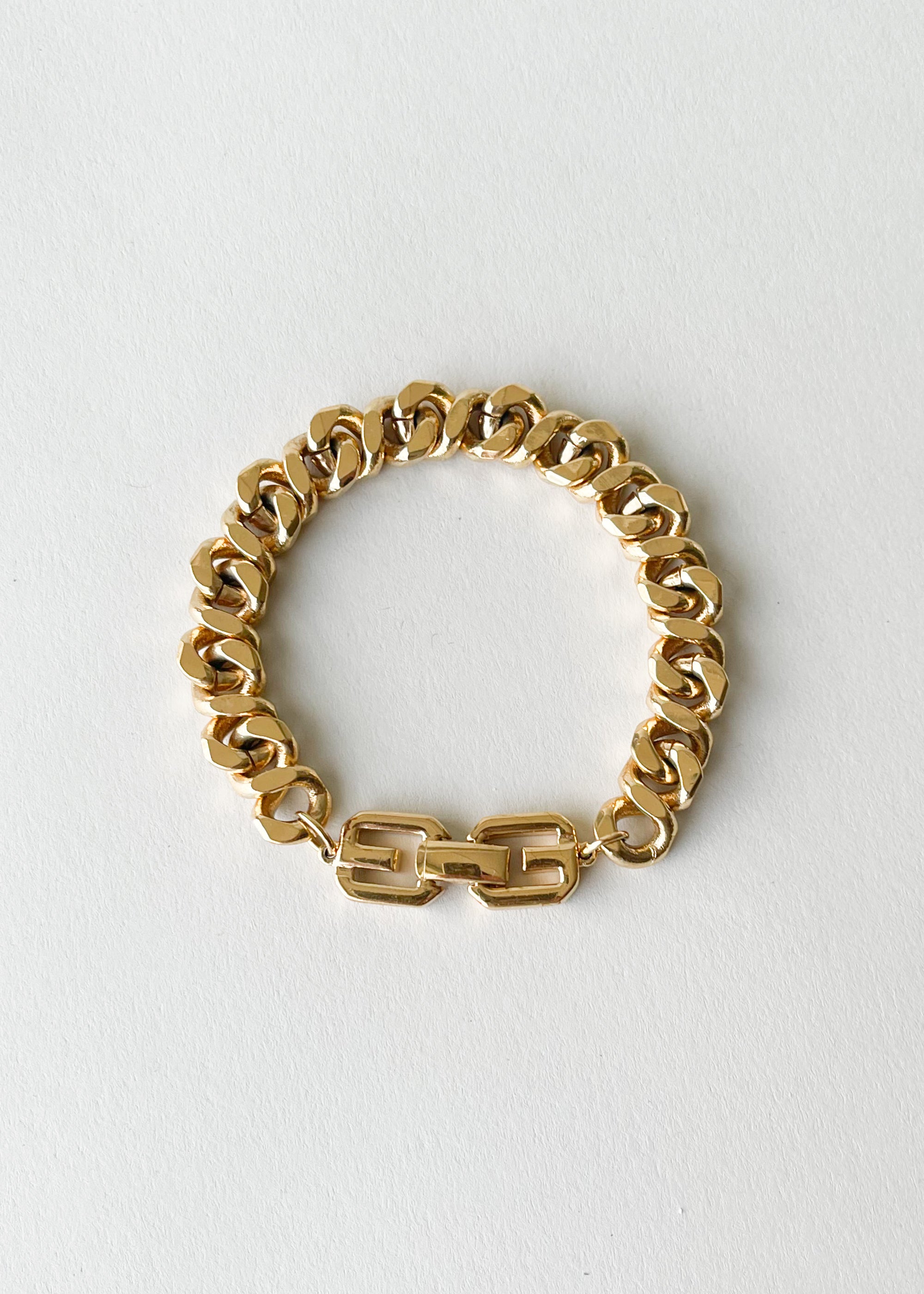 Vintage Givenchy Chunky Gold Bracelet