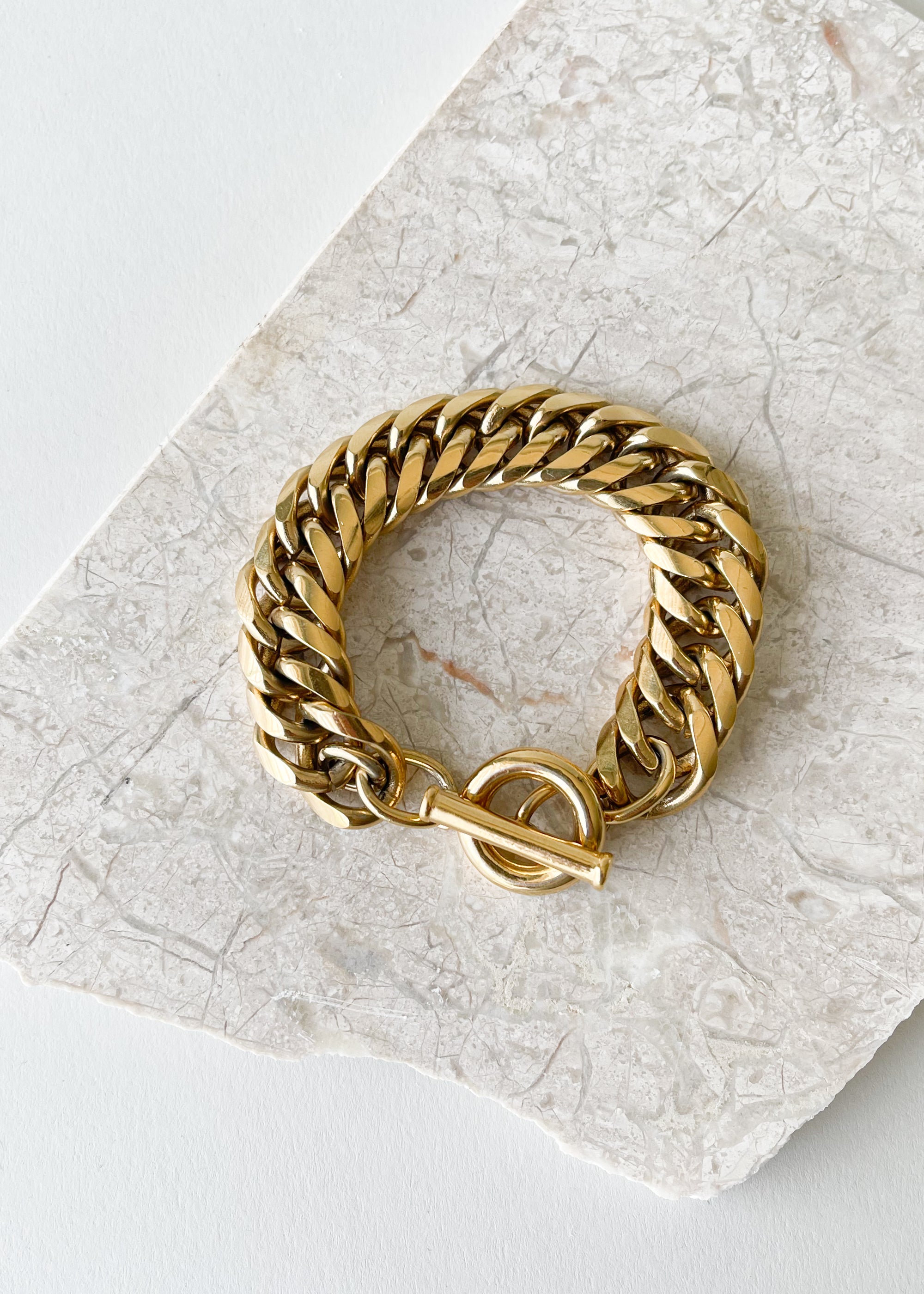 Vintage Givenchy Chunky Toggle Bracelet