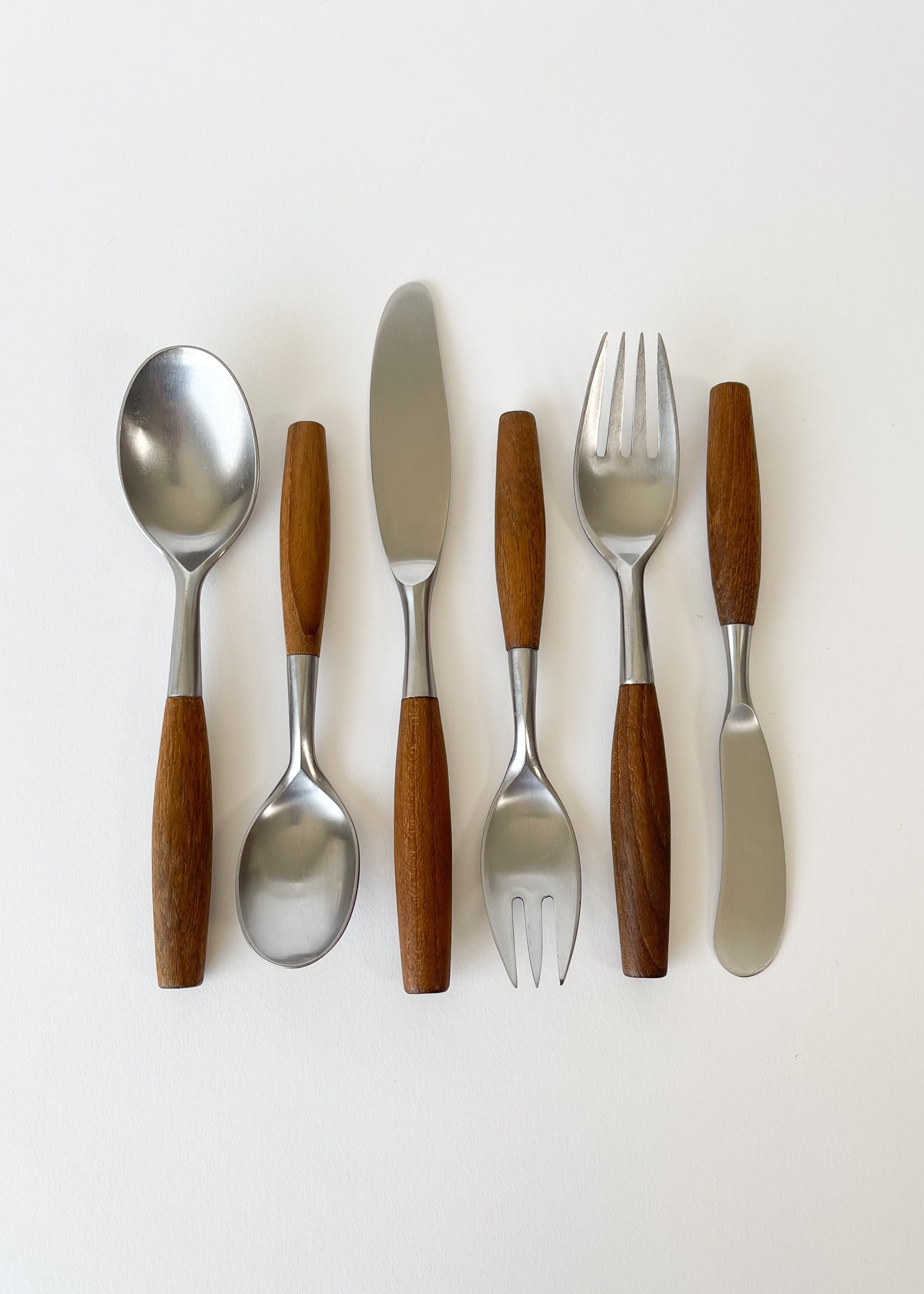 Vintage MCM Dansk Fjord Flatware Set