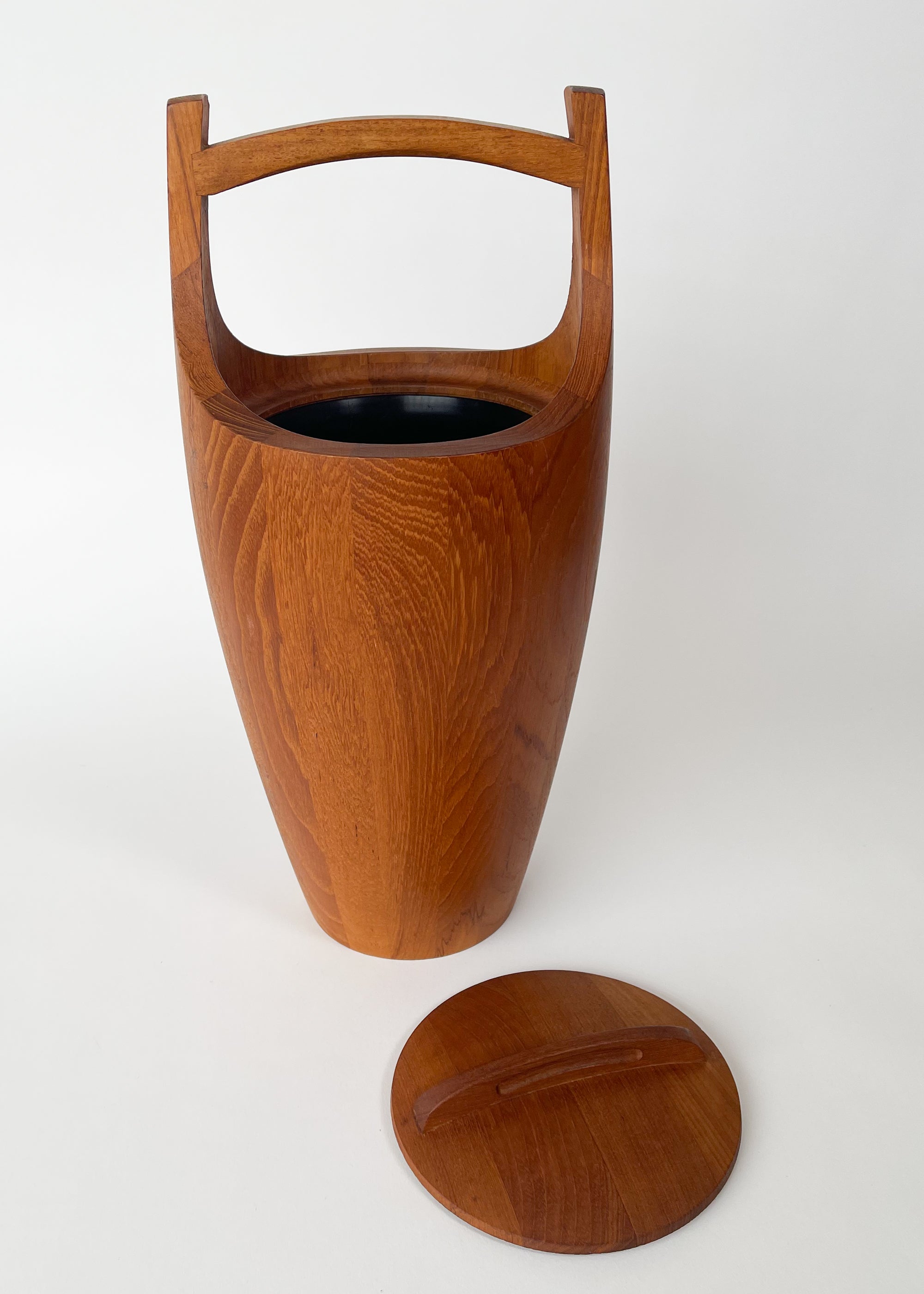 Vintage MCM Dansk Teak Large Ice Bucket by Jens Quistgaard