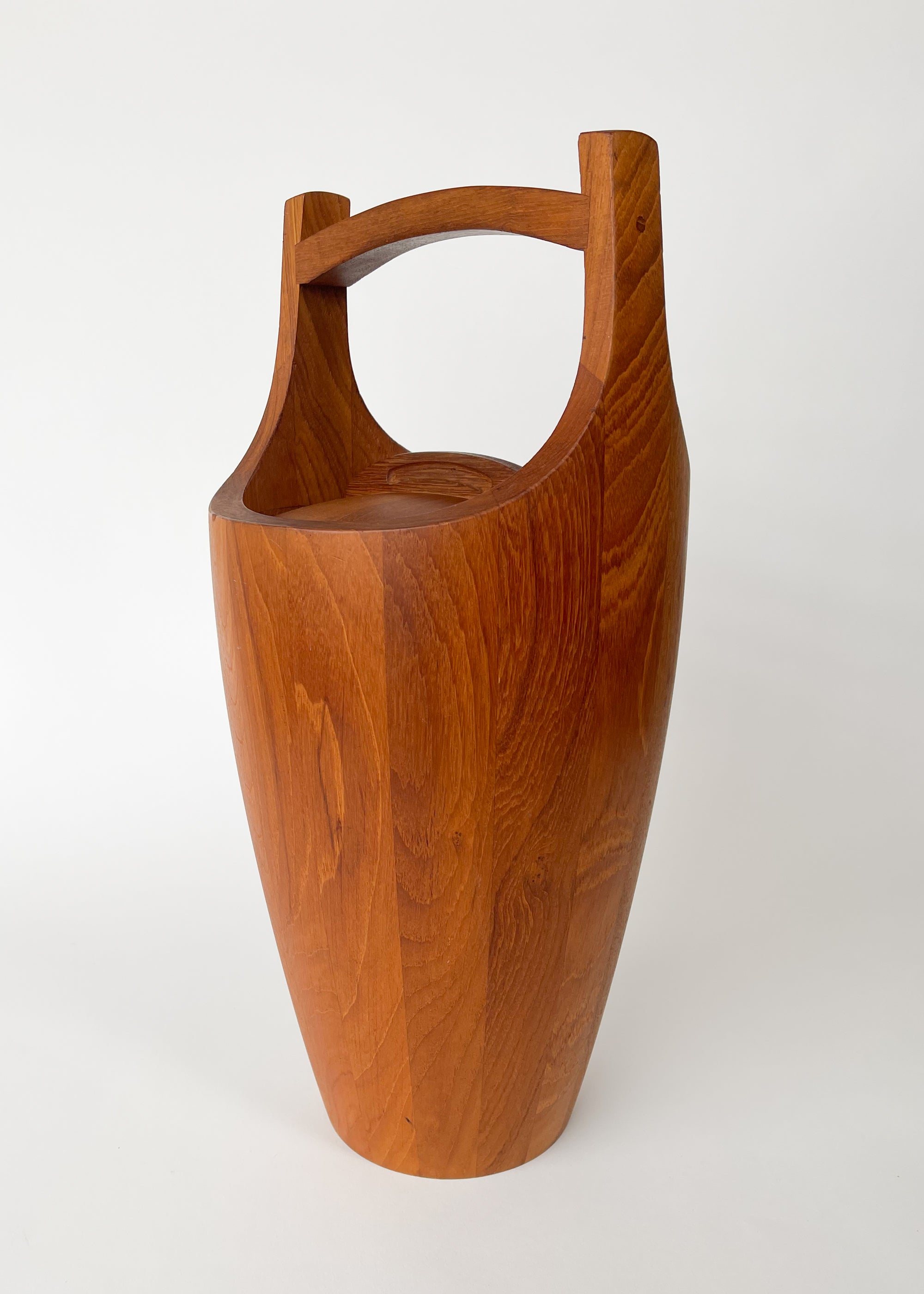 Vintage MCM Dansk Teak Large Ice Bucket by Jens Quistgaard