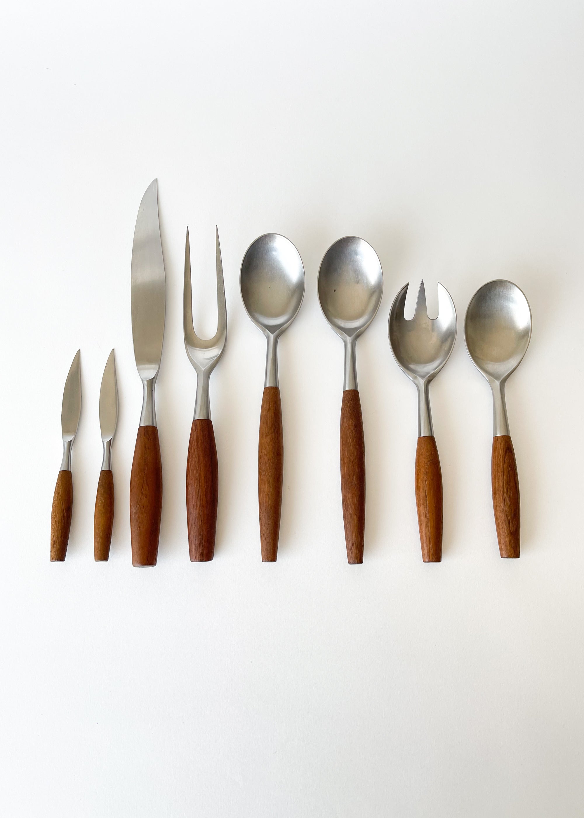 Vintage MCM Dansk Fjord Serving Piece Set