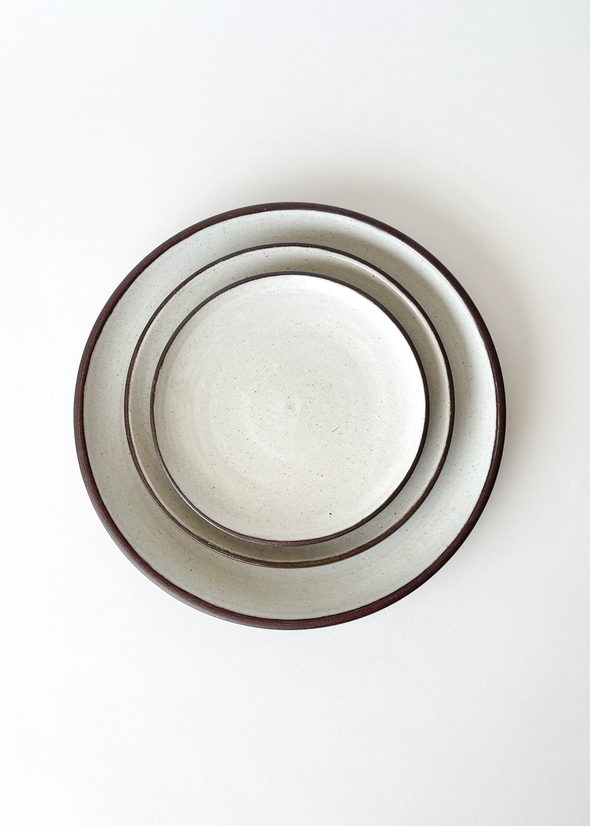 Vintage MCM Zaalberg Studio Pottery Dinnerware Set