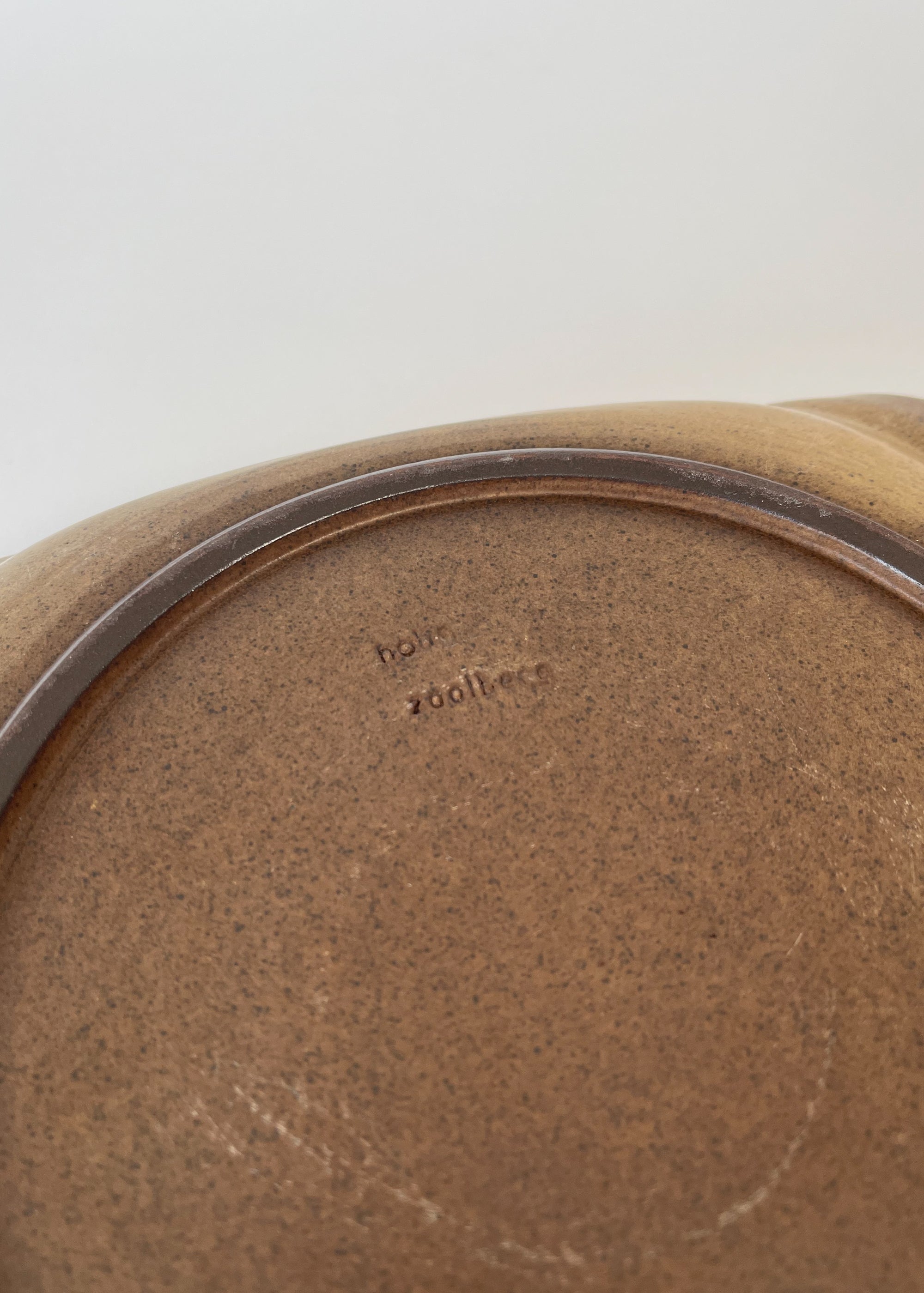 Vintage MCM Zaalberg Studio Pottery Serving Platter