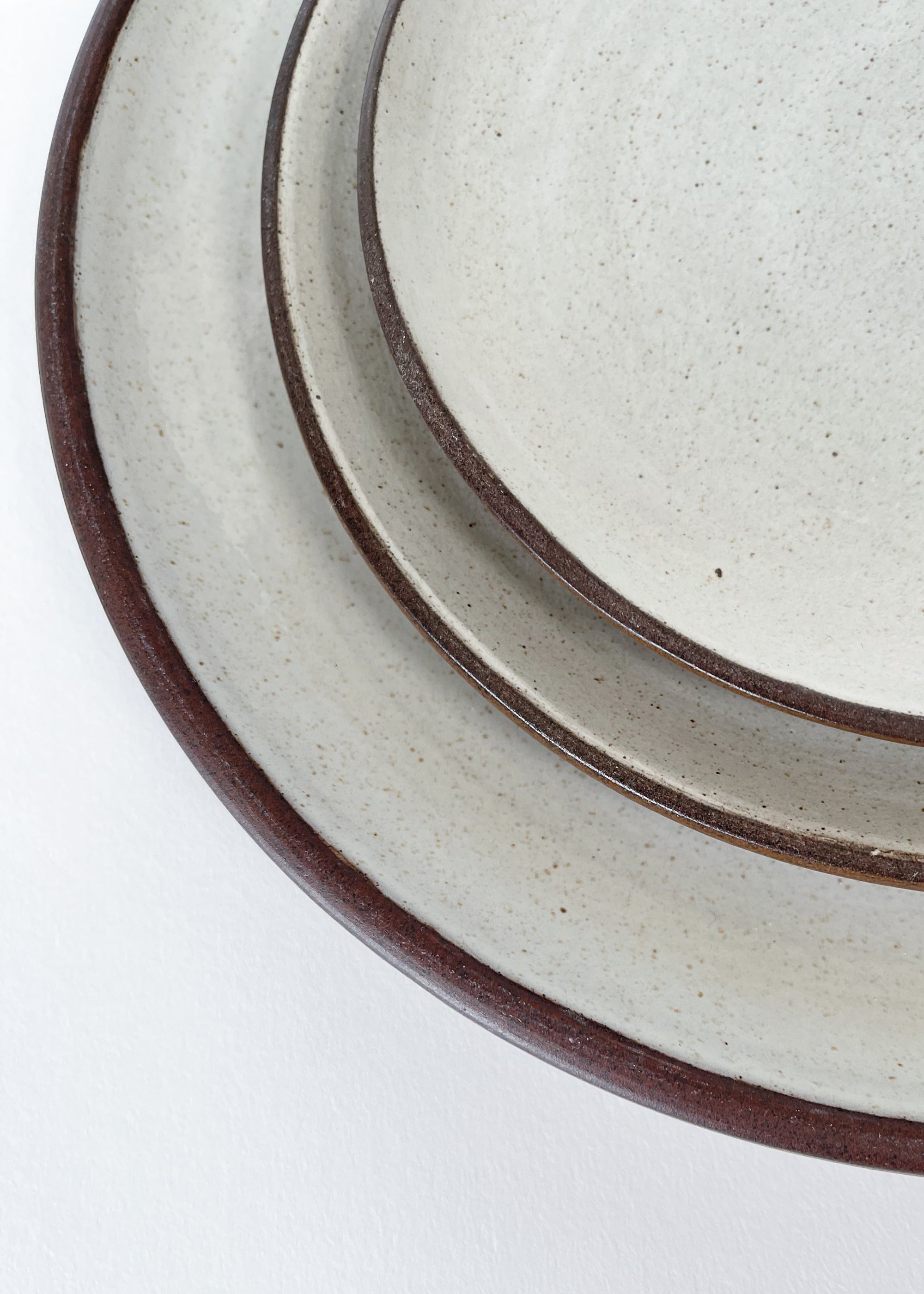 Vintage MCM Zaalberg Studio Pottery Dinnerware Set