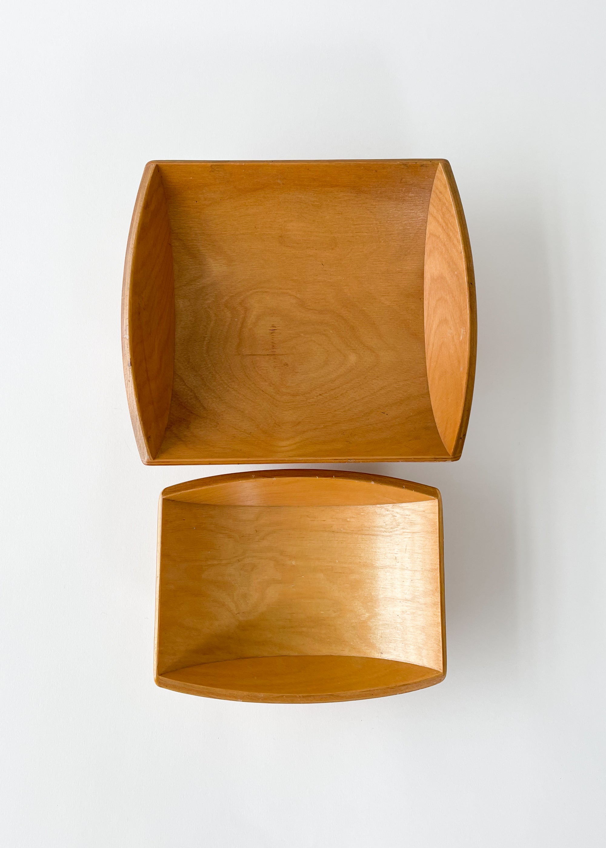 Vintage MCM Bentwood Bowls