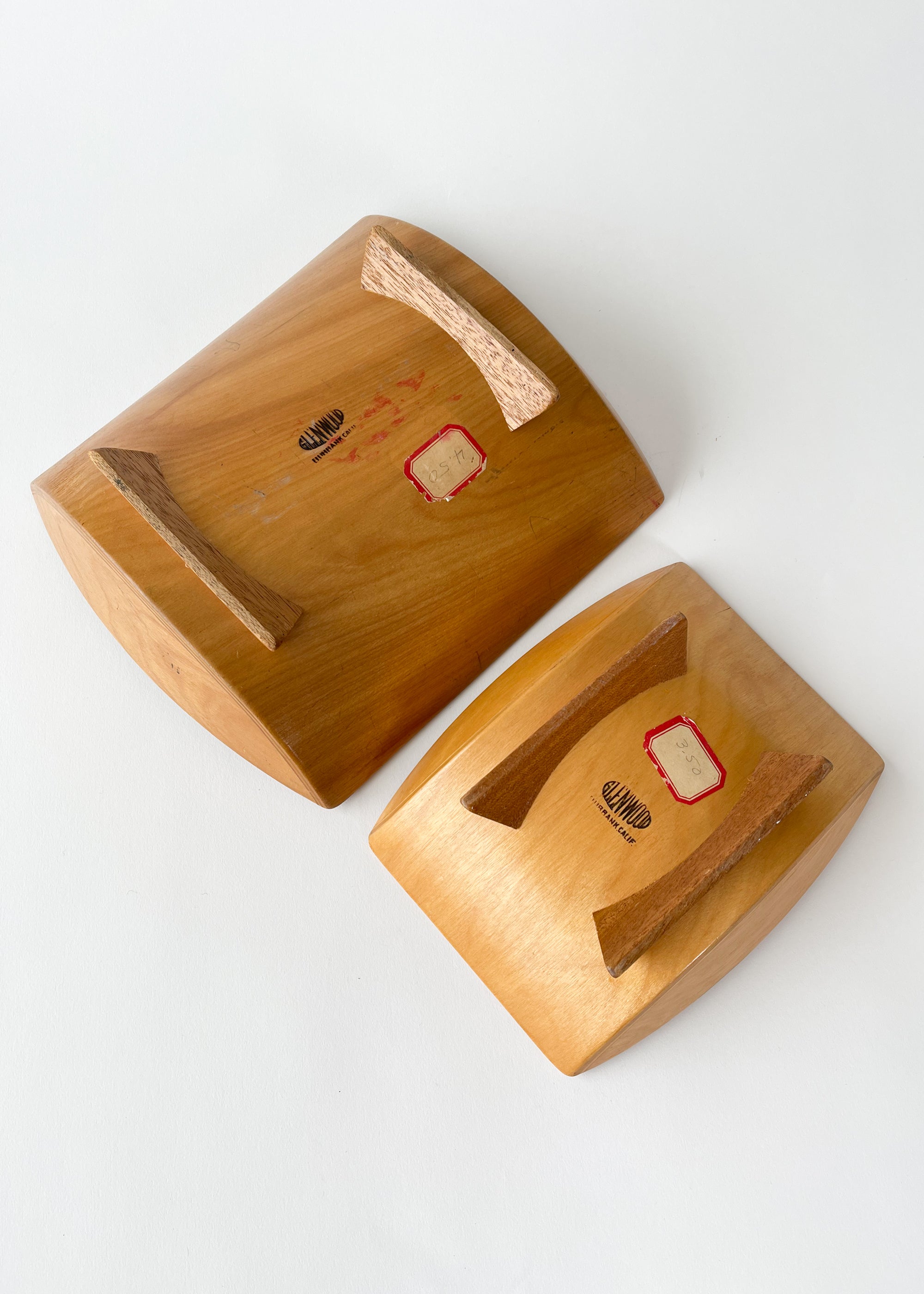 Vintage MCM Bentwood Bowls