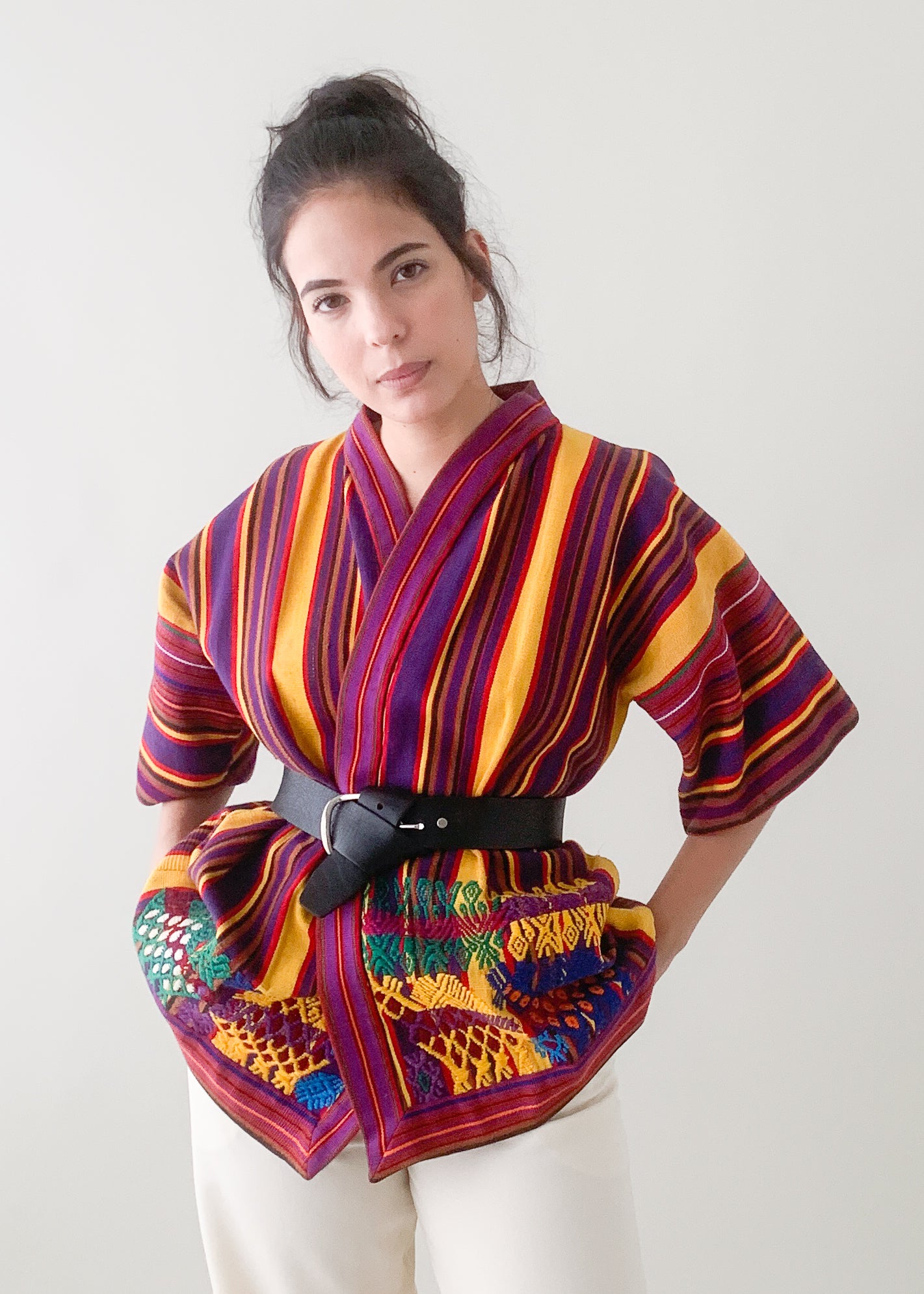 Vintage Mexican Huipil Jacket