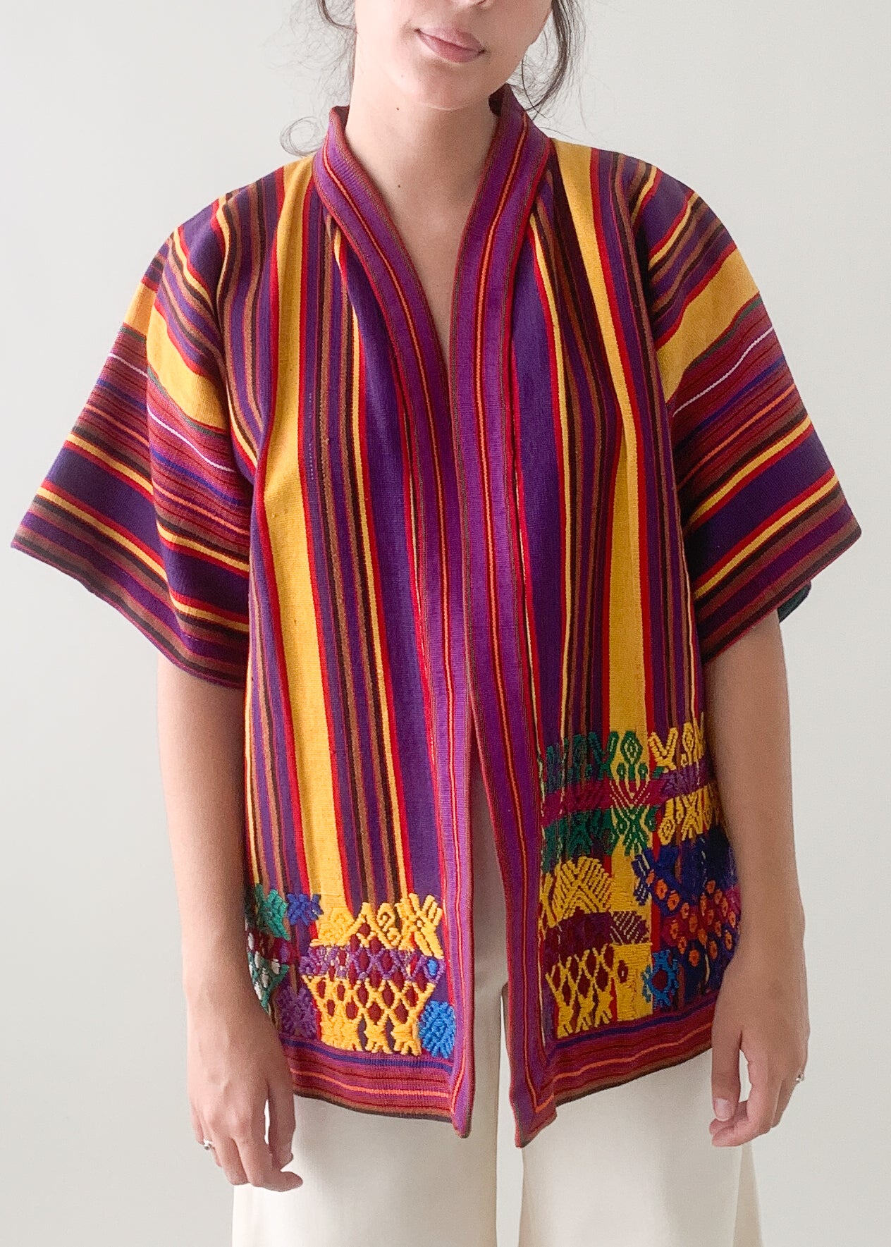 Vintage Mexican Huipil Jacket