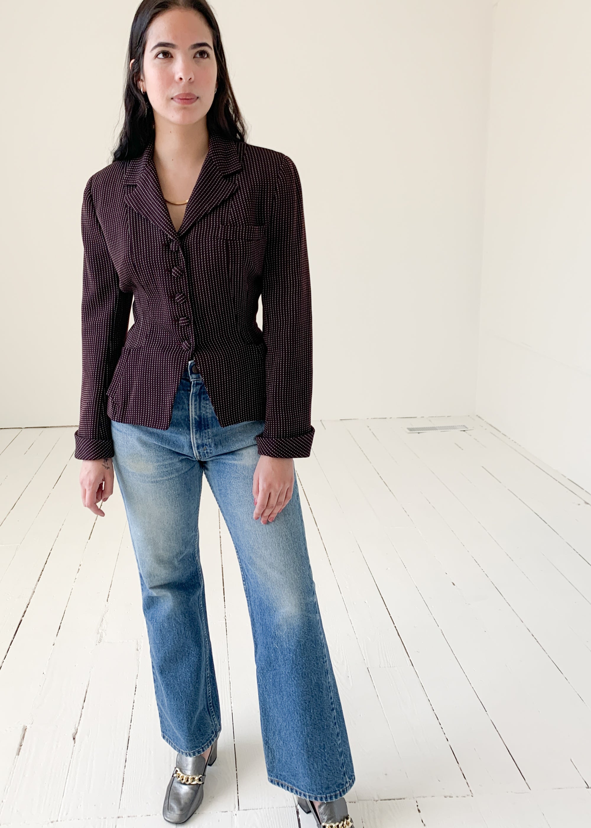 Vintage 1980s Norma Kamali Tailored Jacket