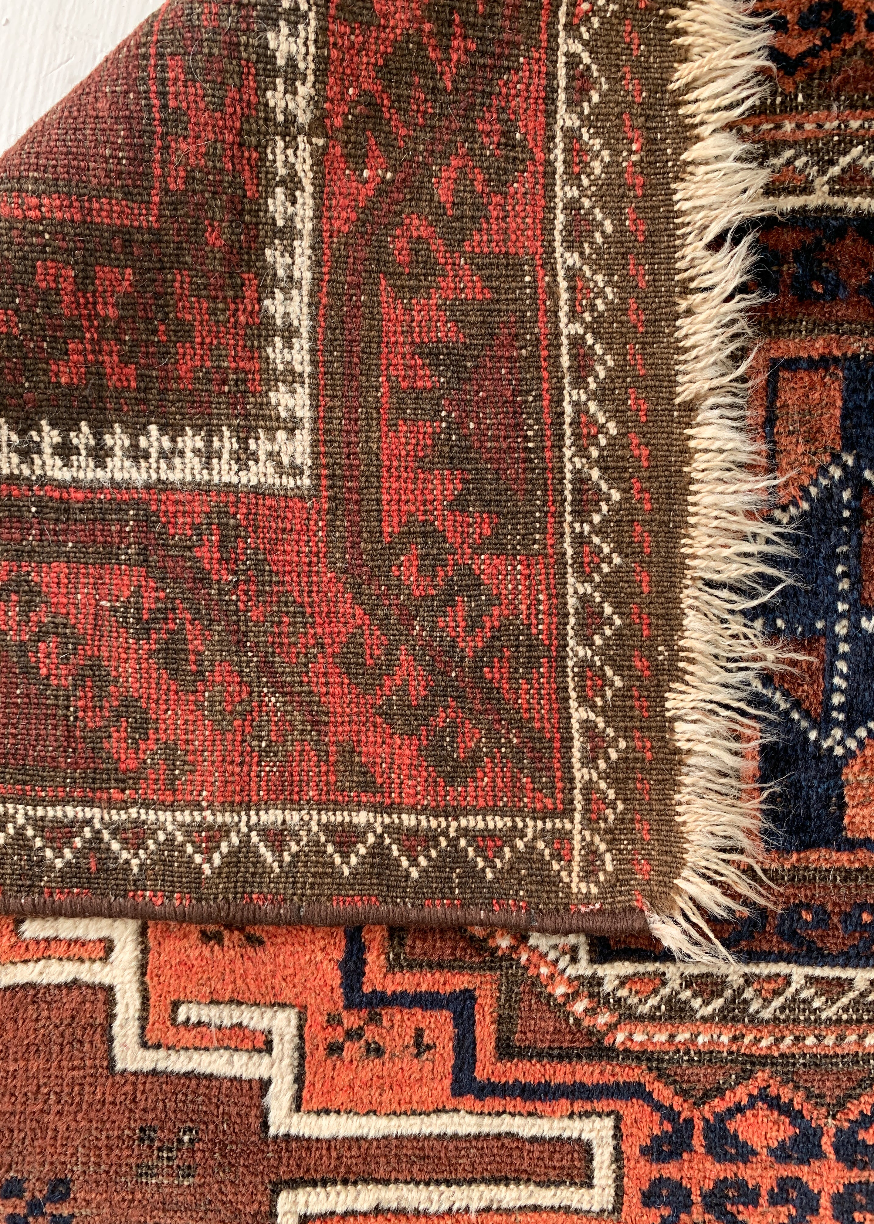 Vintage Geometric Turkish Rug
