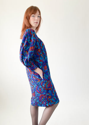 Vintage Yves Saint Laurent Silk Dress