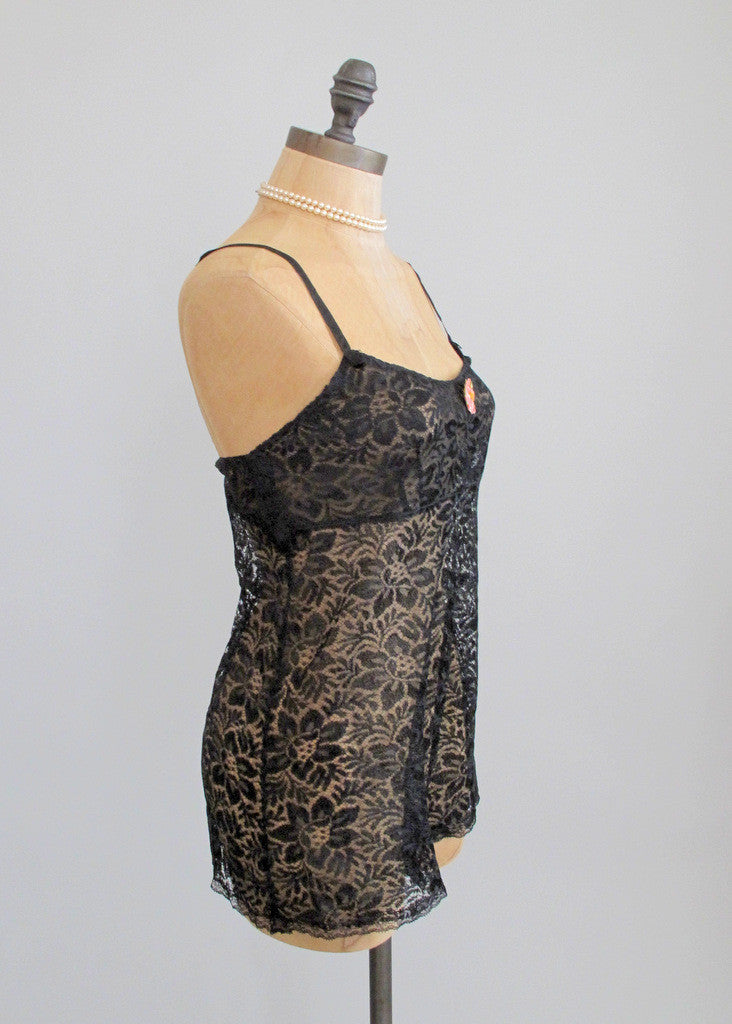 Vintage 1920s Sexy Black Lingerie