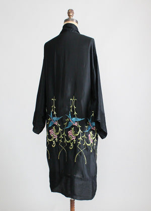 Vintage 1920s Silk Kimono Robe