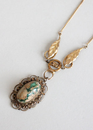 Handmade upcycled vintage necklace