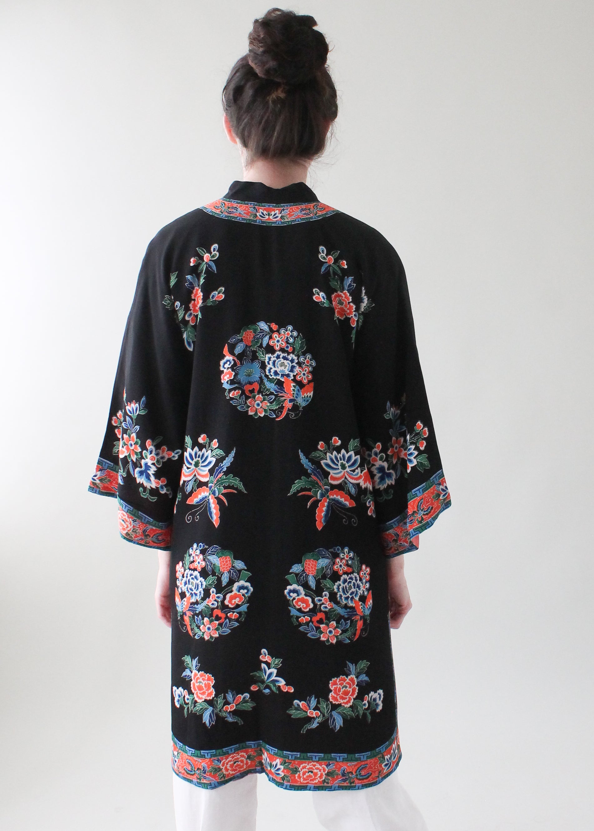 Vintage 1930s Chinese Printed Silk Jacket