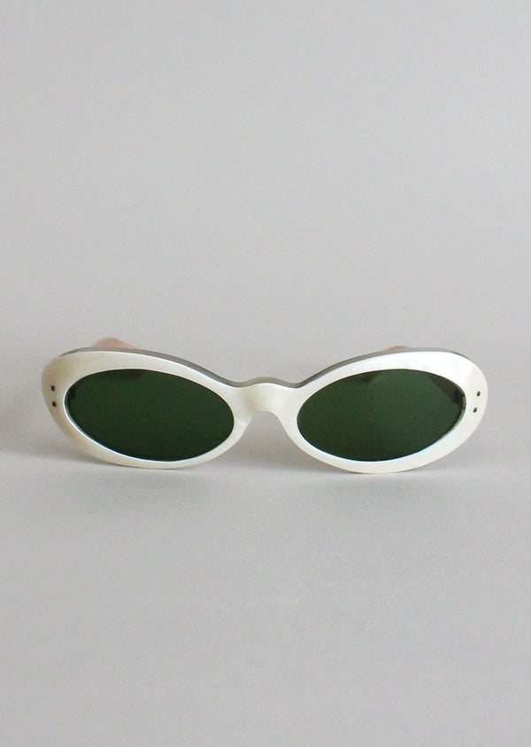 Vintage 1950s French Mother of Pearl Sunglasses - Raleigh  display picture 3