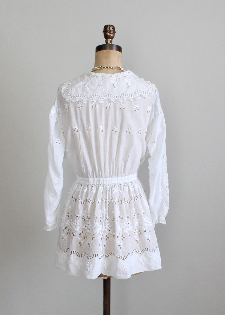 Edwardian eyelace lace blouse