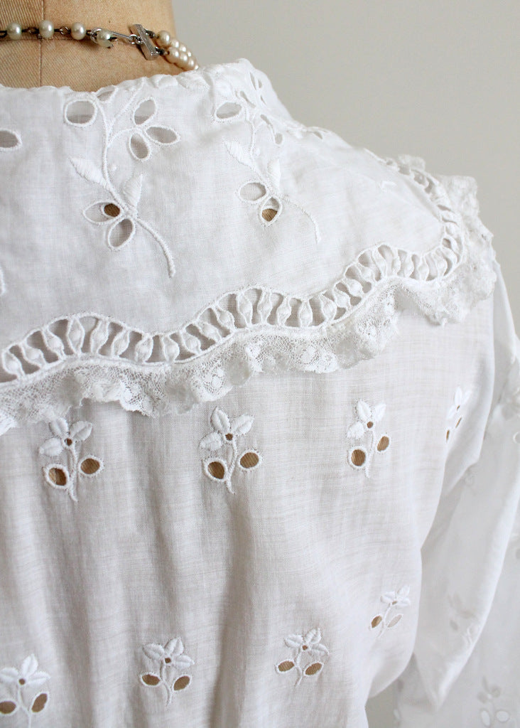 Edwardian sailor style blouse