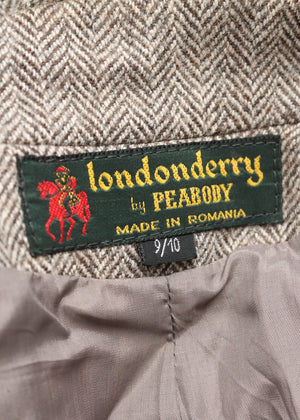 Vintage Londonderry Herringbone Tweed Jacket