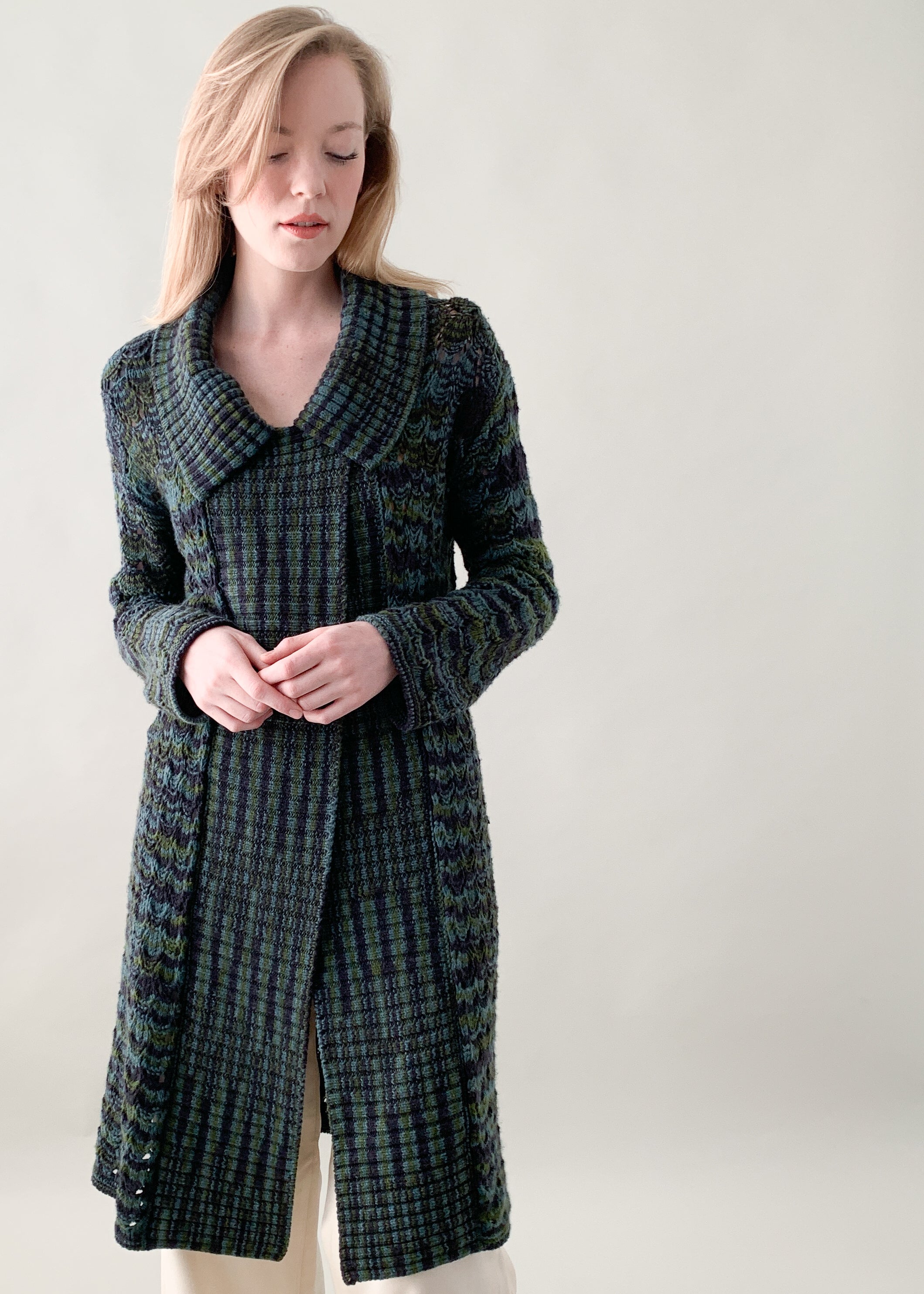 Vintage 1980s Missoni Knit Duster