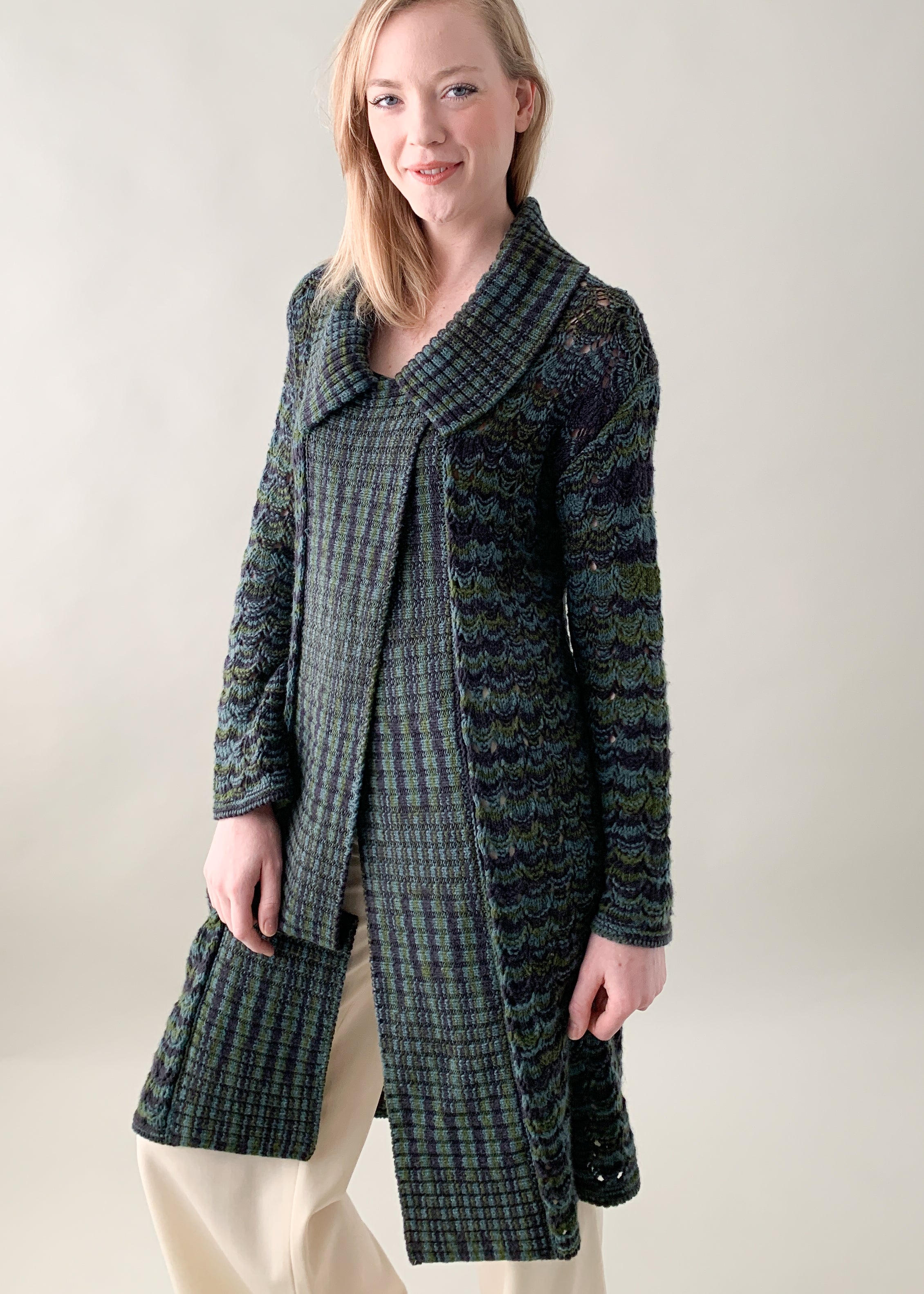 Vintage 1980s Missoni Knit Duster