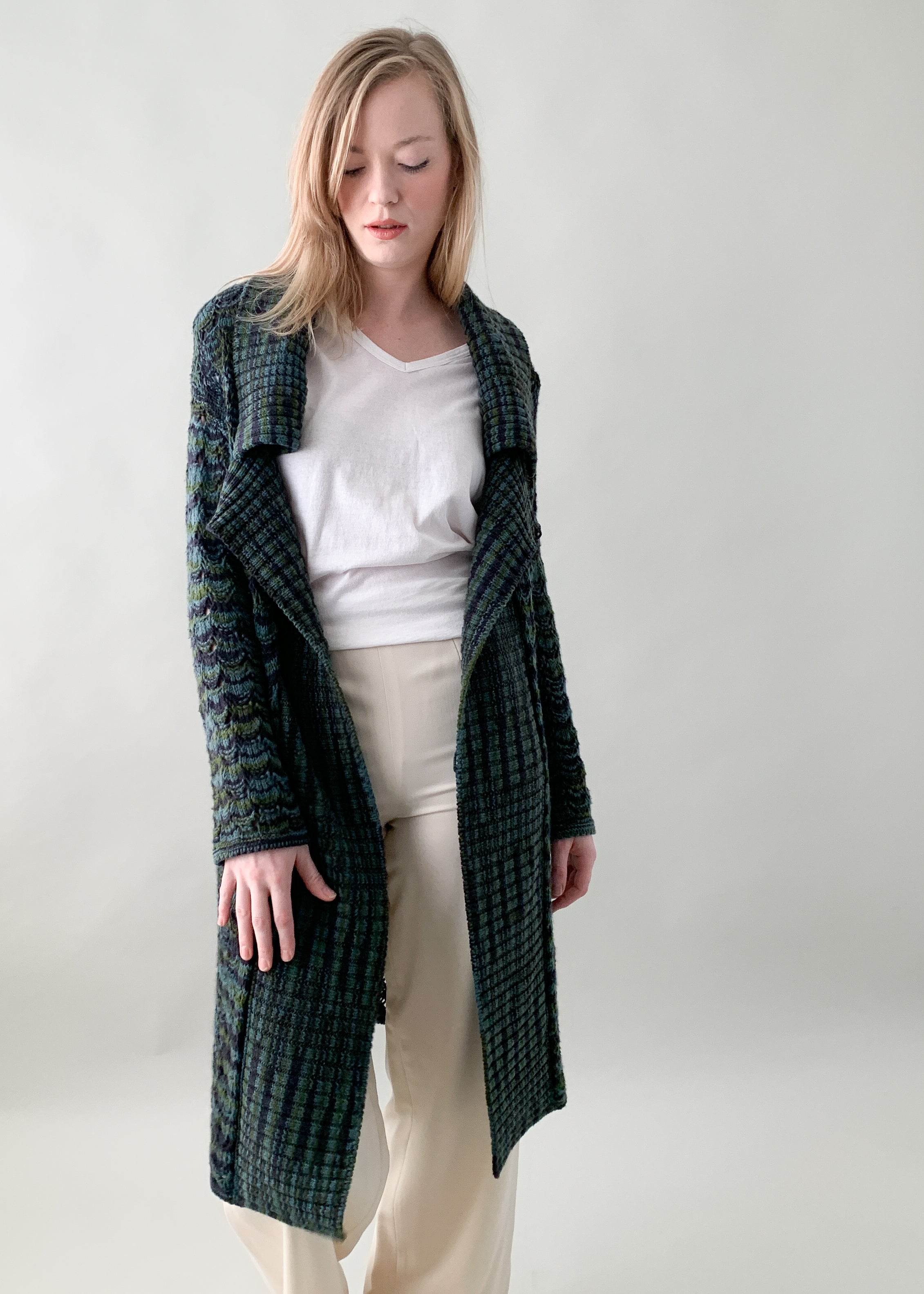 Vintage 1980s Missoni Knit Duster