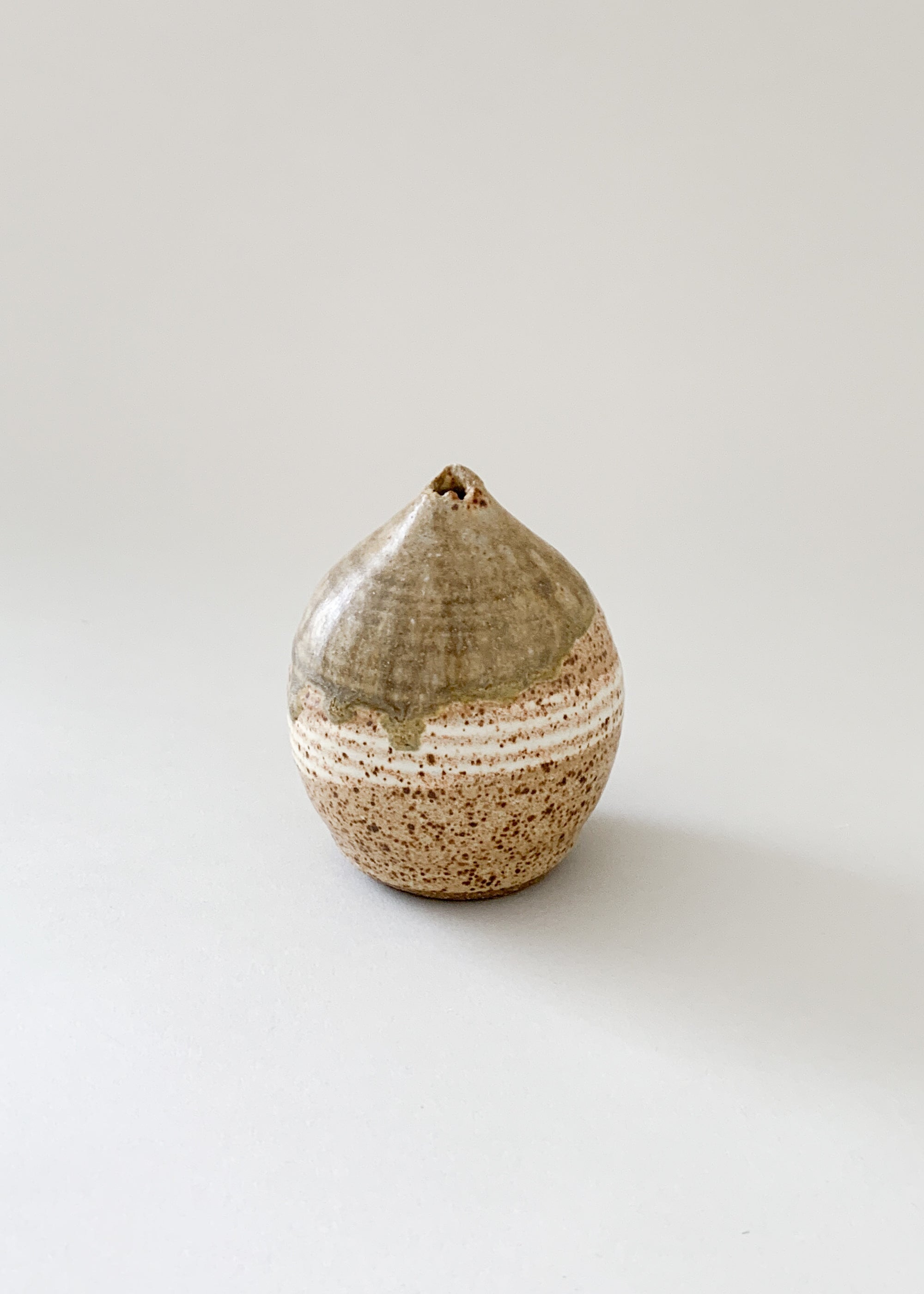Vintage Round Bud Vase