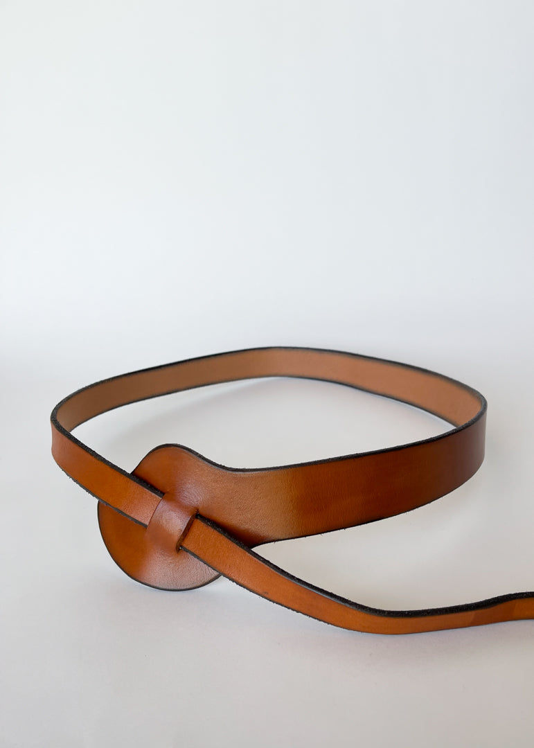 Vintage Leather Threader Hip Belt