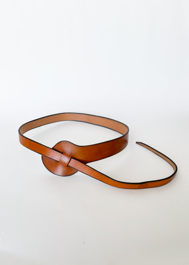 Vintage Leather Threader Hip Belt