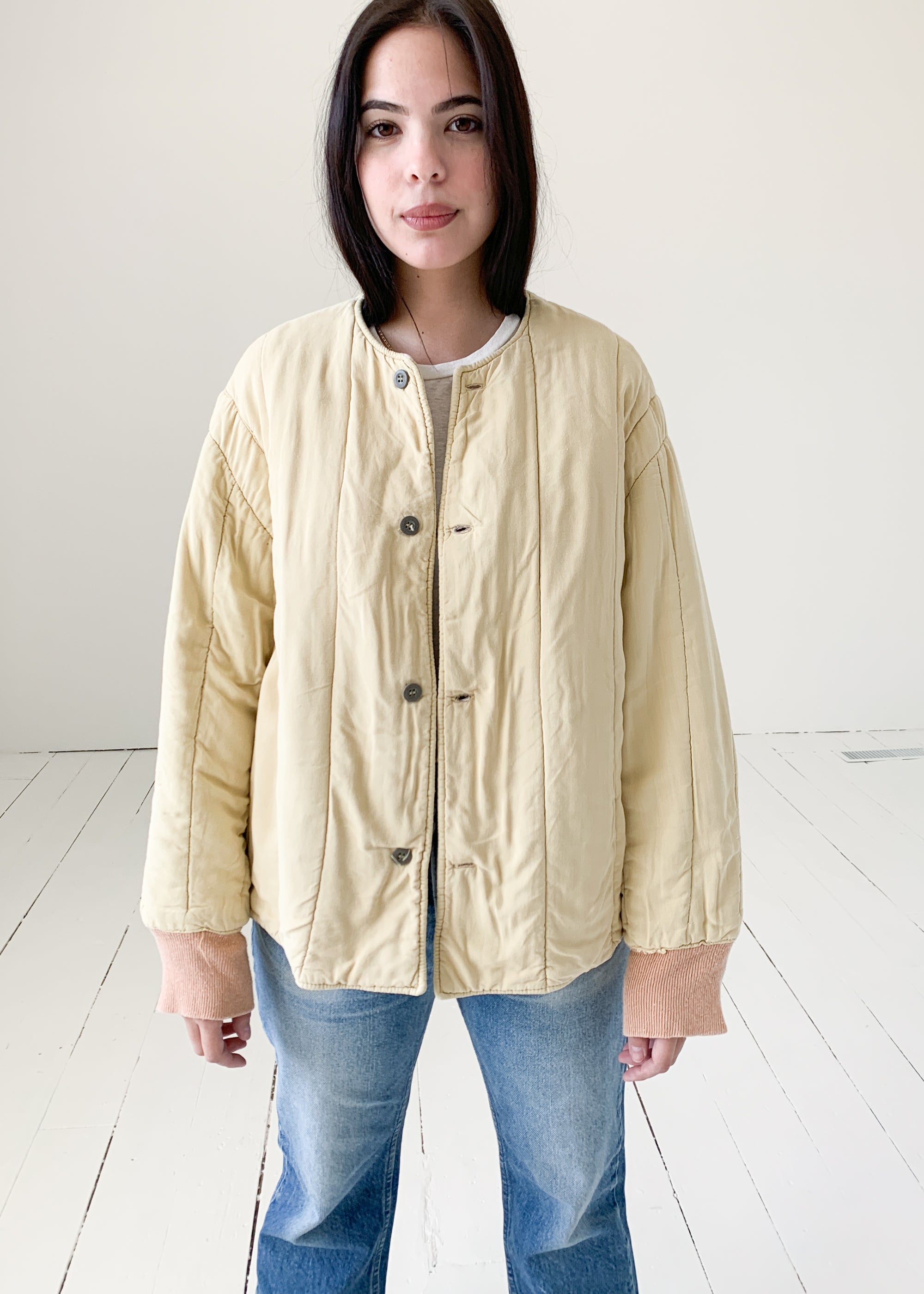 Vintage Czech Quilted Liner Jacket