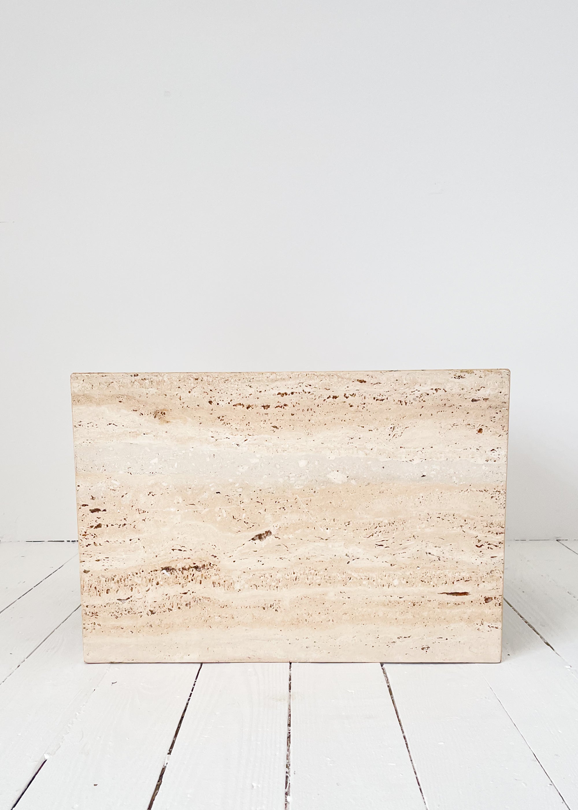 Vintage Travertine Marble Coffee Table