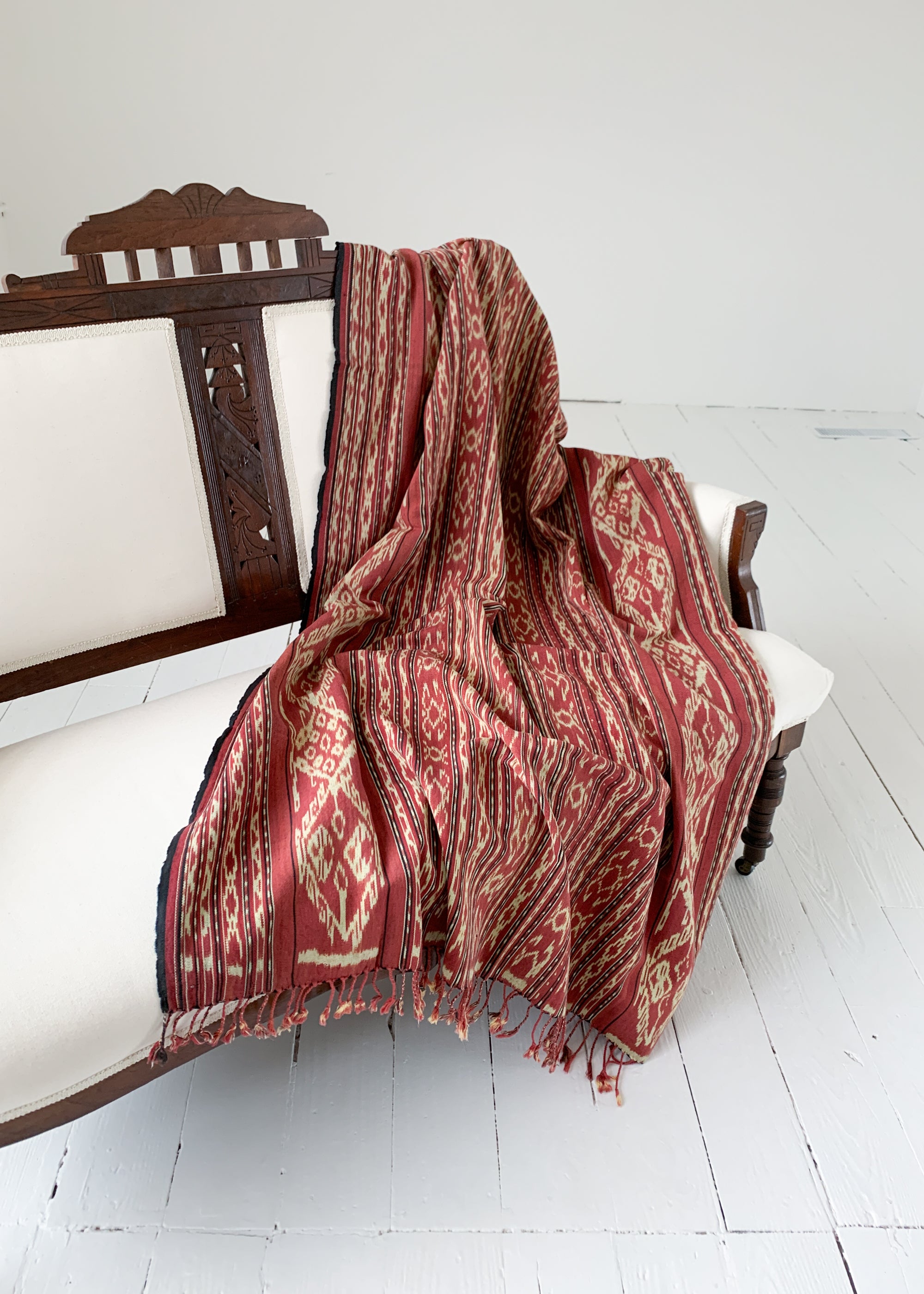 Vintage Ikat Throw