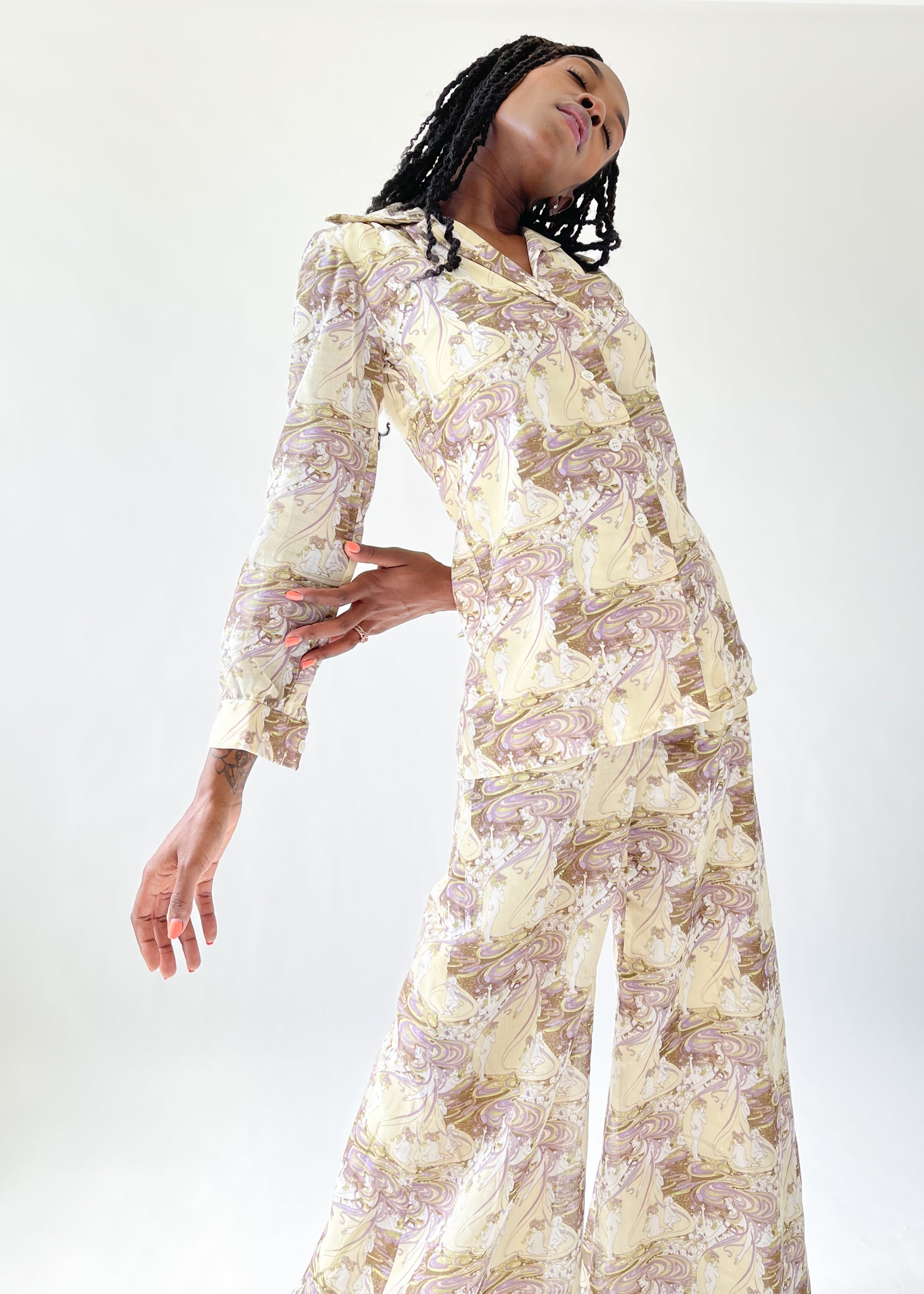 Vintage 1970s Mother Earth Pantsuit