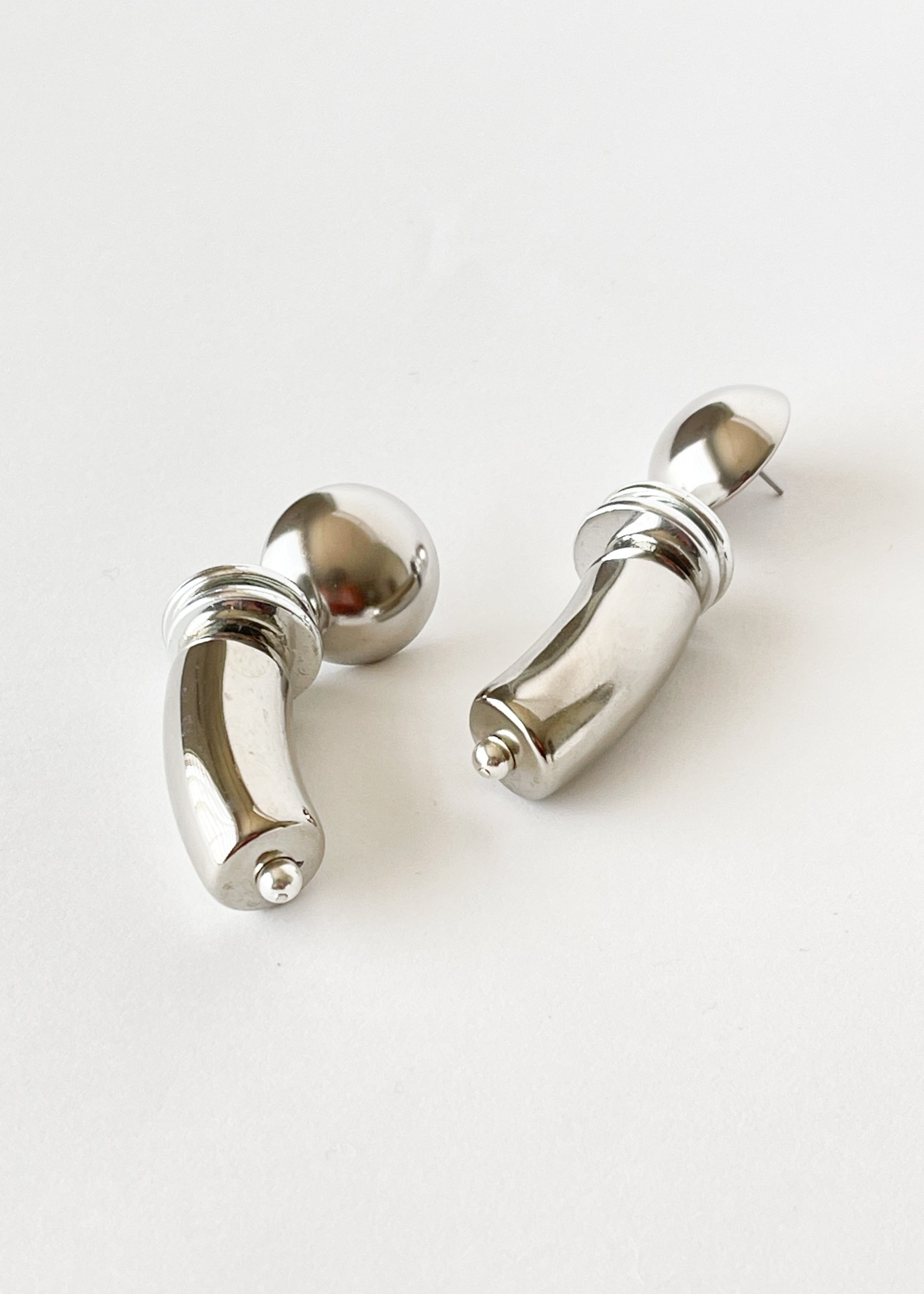 Silver Totem Earrings