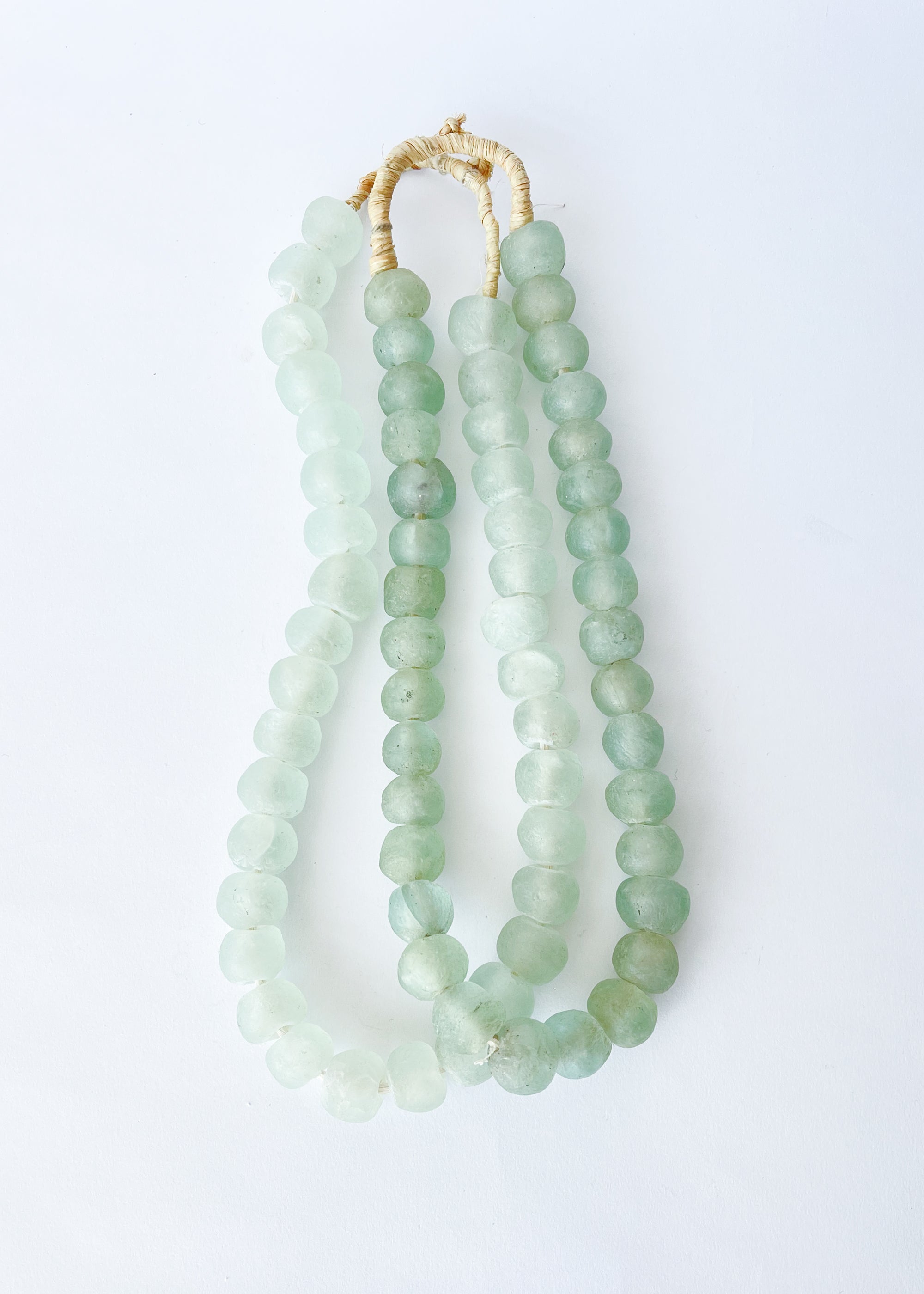 Vintage African Recycled Glass Beaded Necklace