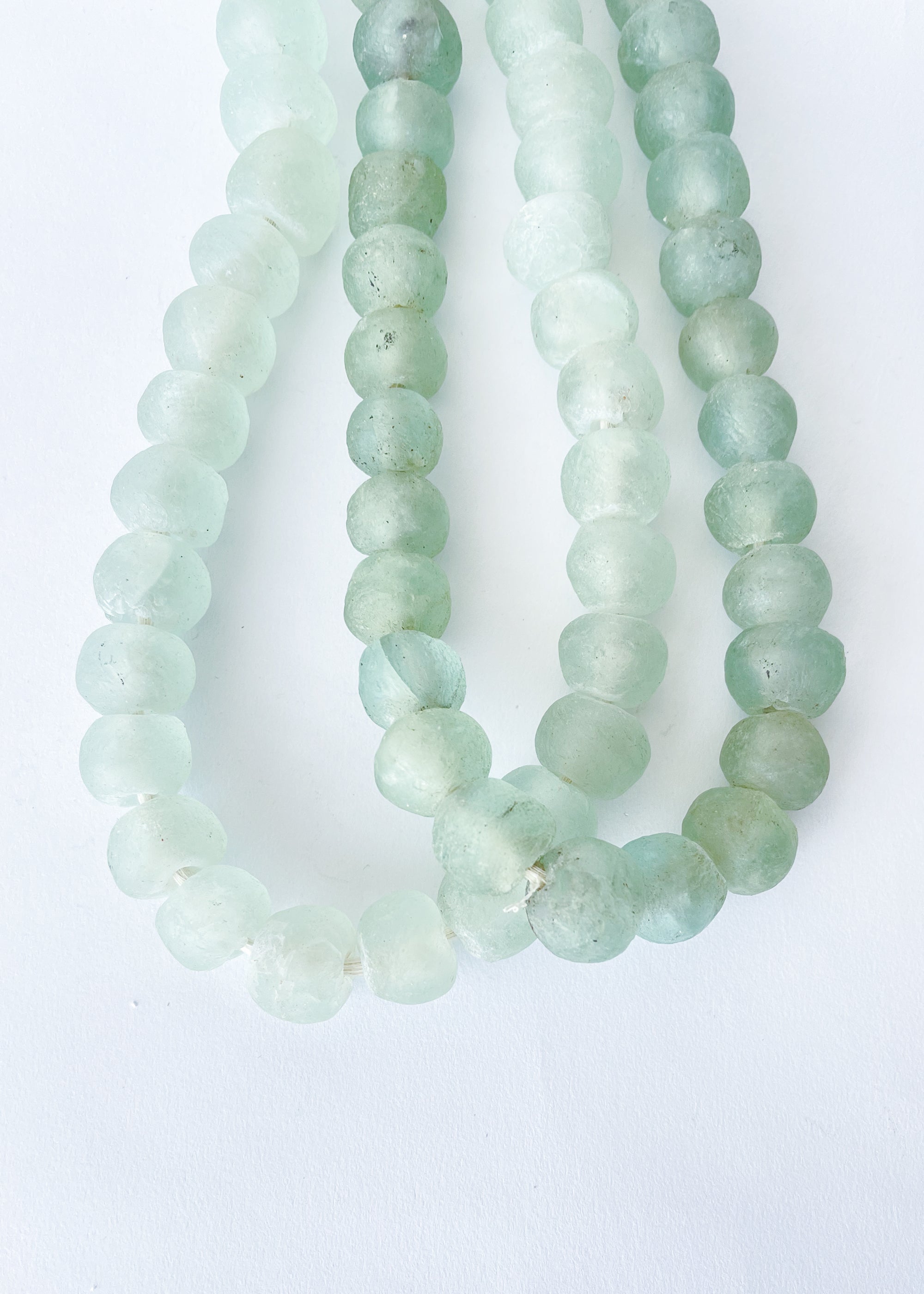 Vintage African Recycled Glass Beaded Necklace
