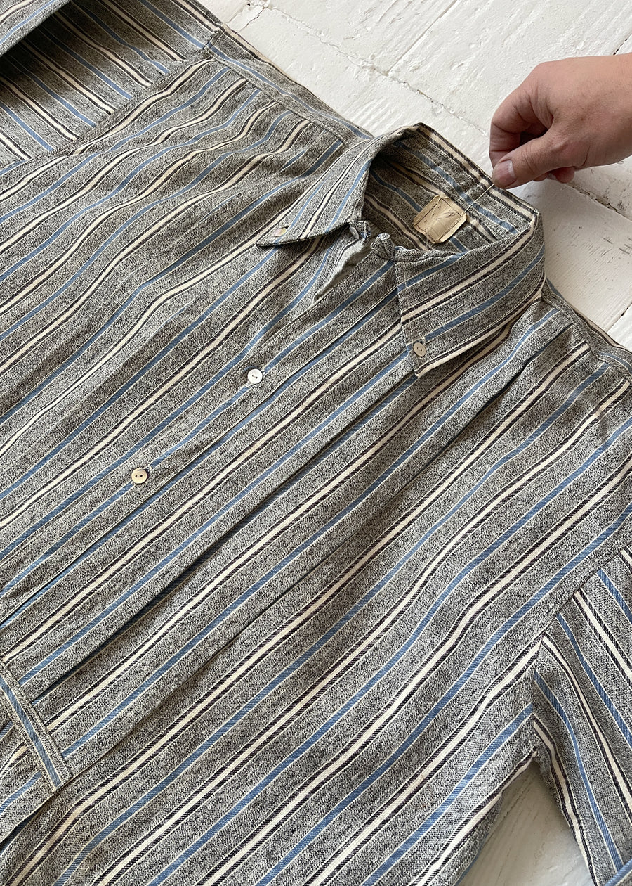 Antique 1910s Cotton Flannel Work Shirt