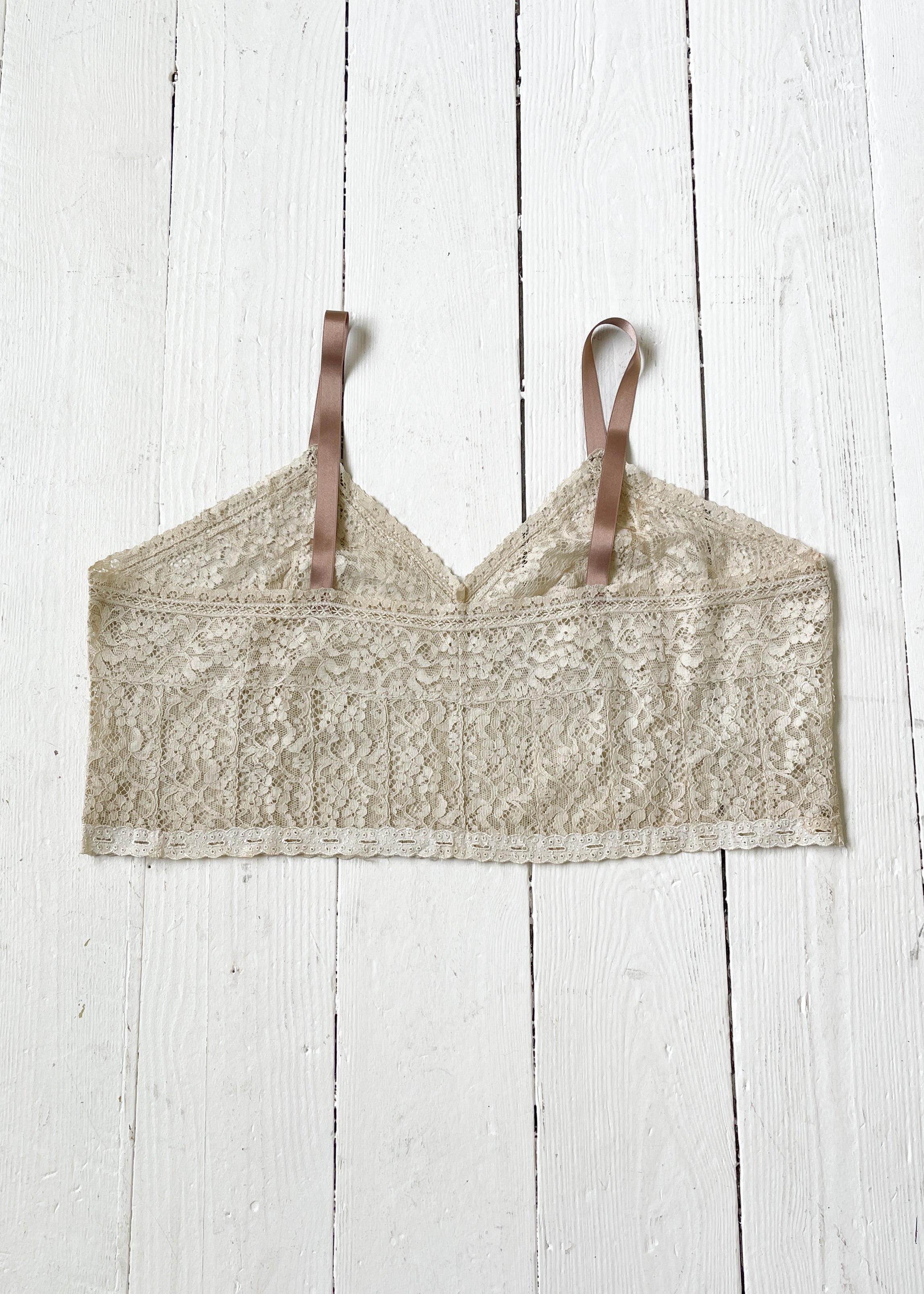 Vintage 1920s Lace Bralette
