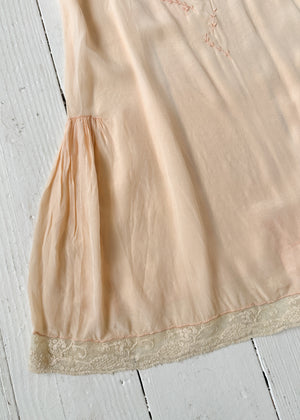 Vintage 1920s Silk Step-In