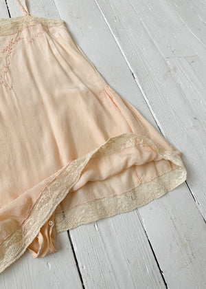 Vintage 1920s Silk Step-In