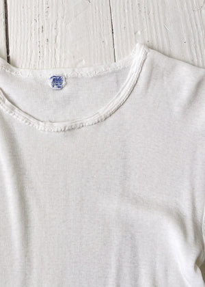 Vintage 1930s Cotton Knit T-shirt