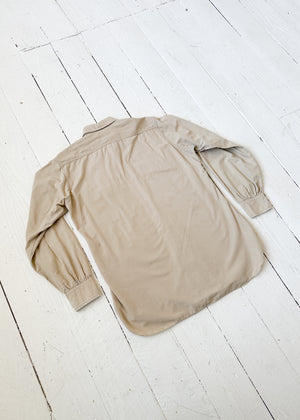 Vintage 1940s Military Uniform Shirt