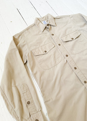 Vintage 1940s Military Uniform Shirt