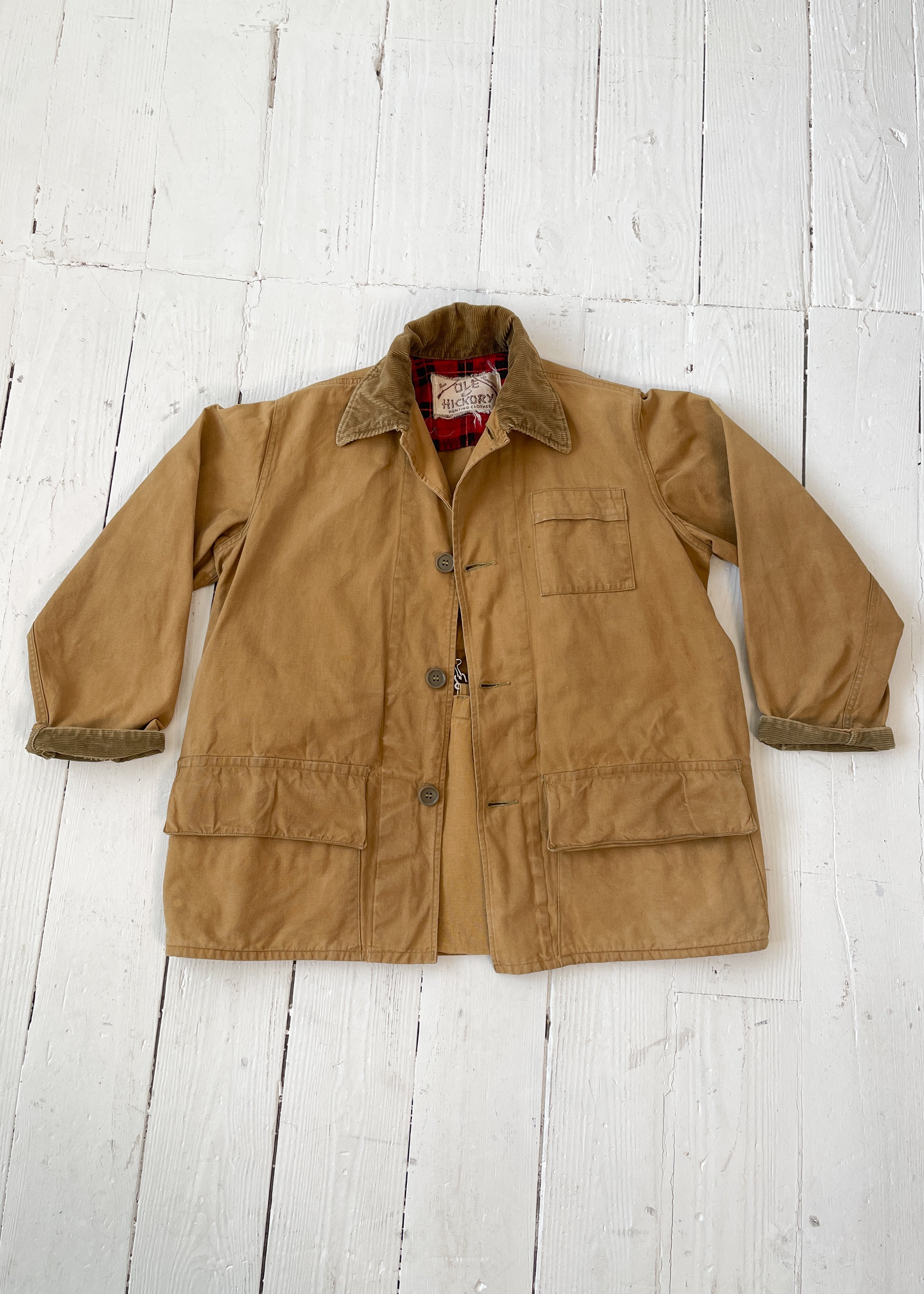 1940s vintage ISCO CANVAS HUNTING JACKET