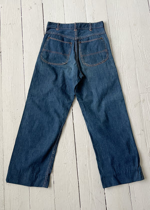 Vintage 1940s Jeans with Crotch Rivet