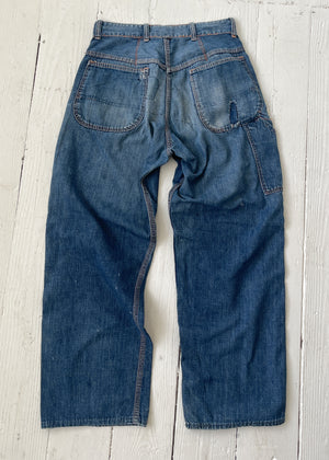 Vintage 1950s Jeans with Repairs