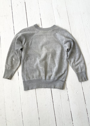 Vintage 1960s Distressed Grey Sweatshirt