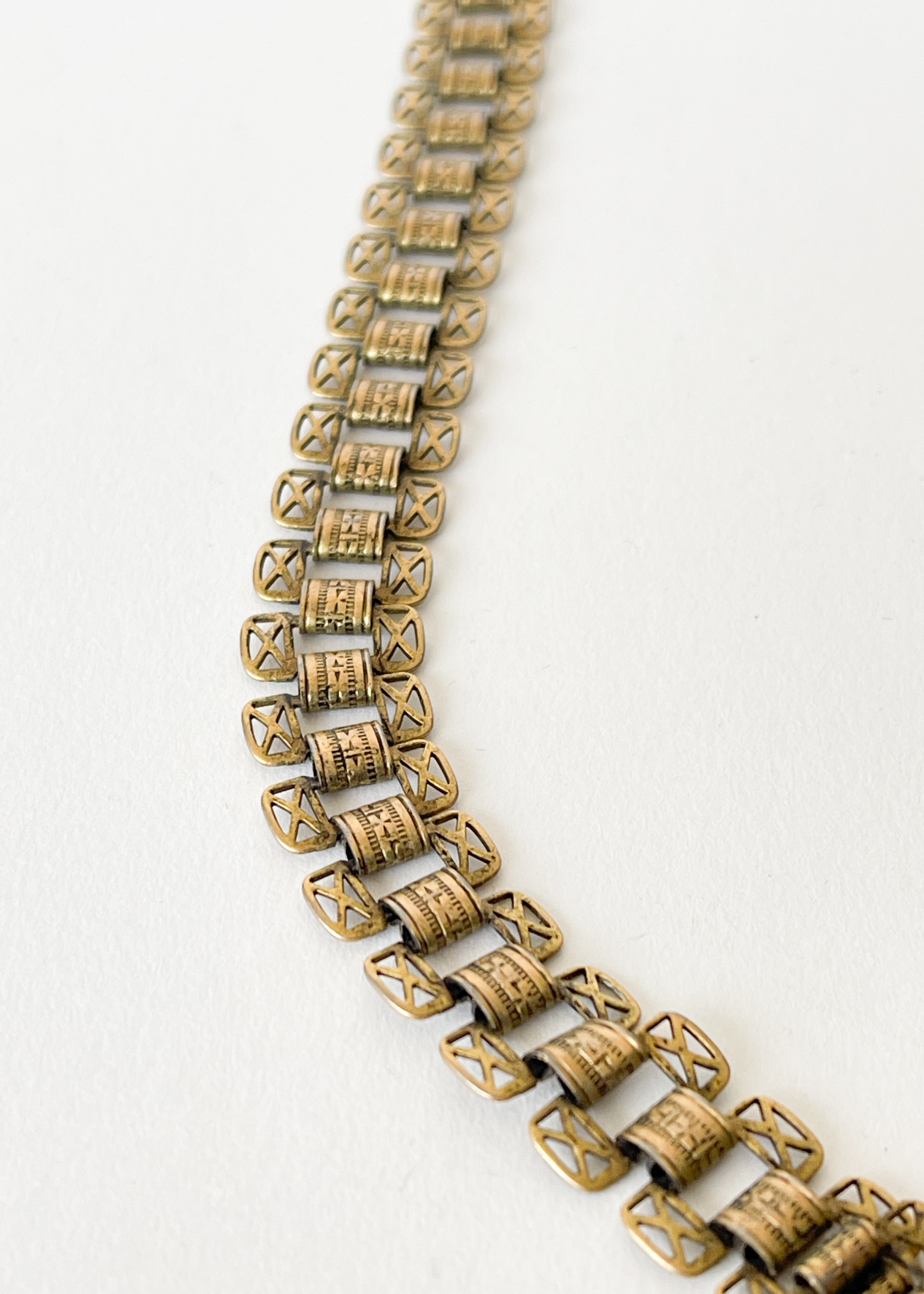 Etruscan Tassel Pendant Necklace