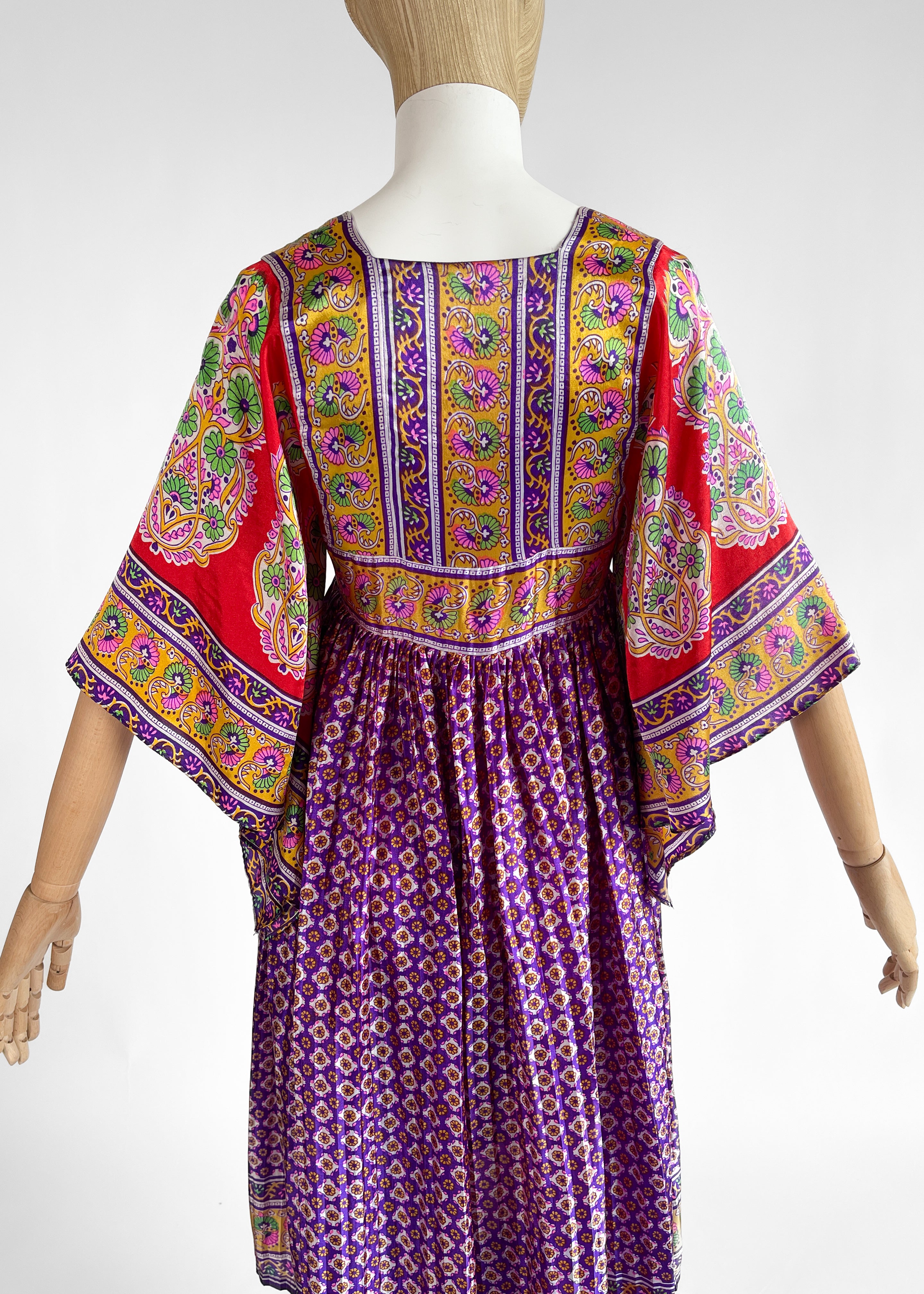 1970s Bellville Sassoon Scarf Dress with Pants